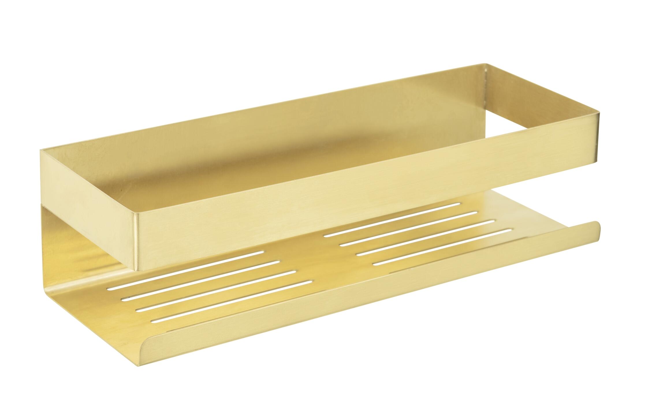 Prateleira de parede inox inox dourado Turbo Loc Genova - 9