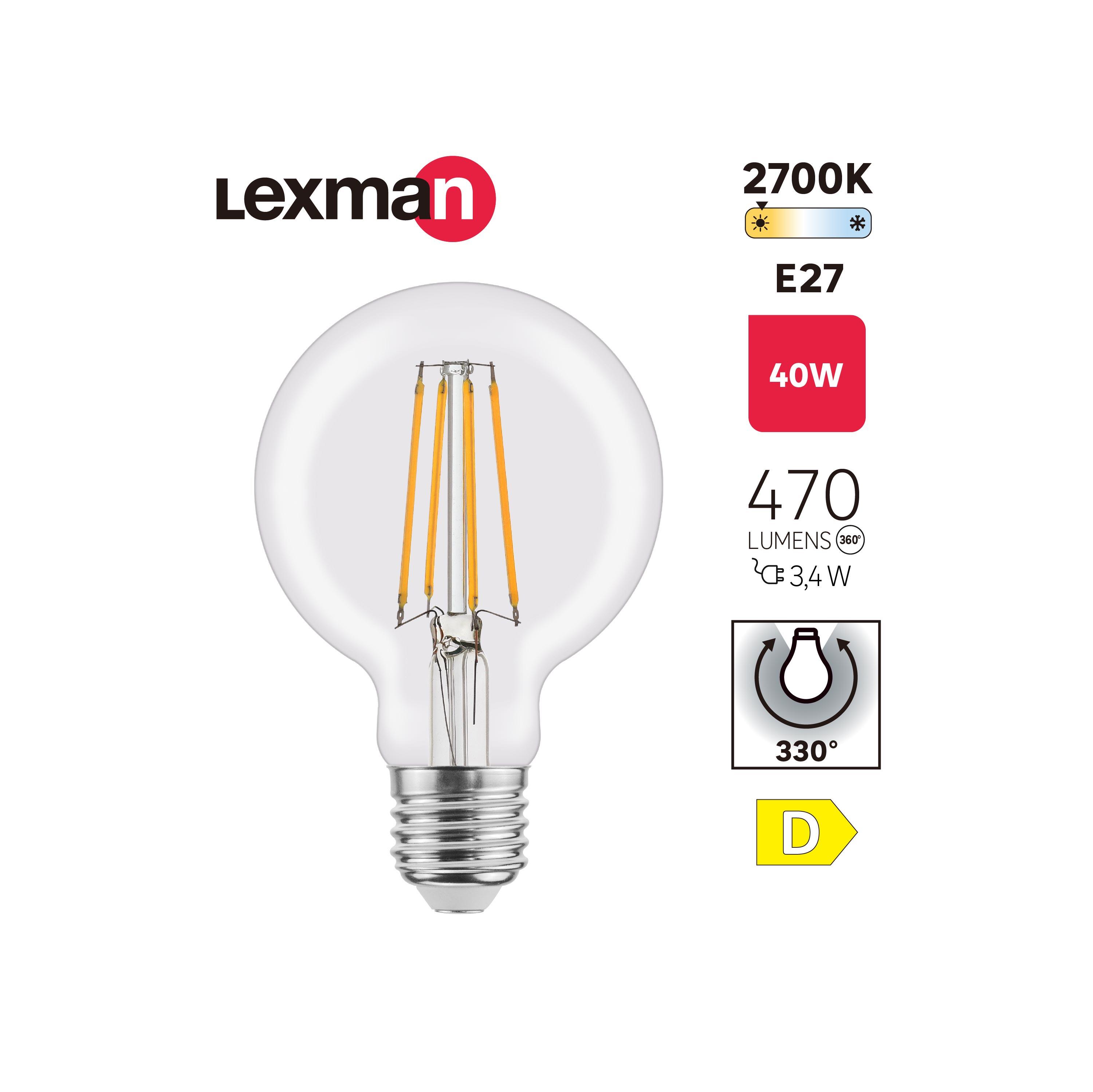 Żarówka LED E27 3,4 W 470 lm Ciepła biel Lexman - 5