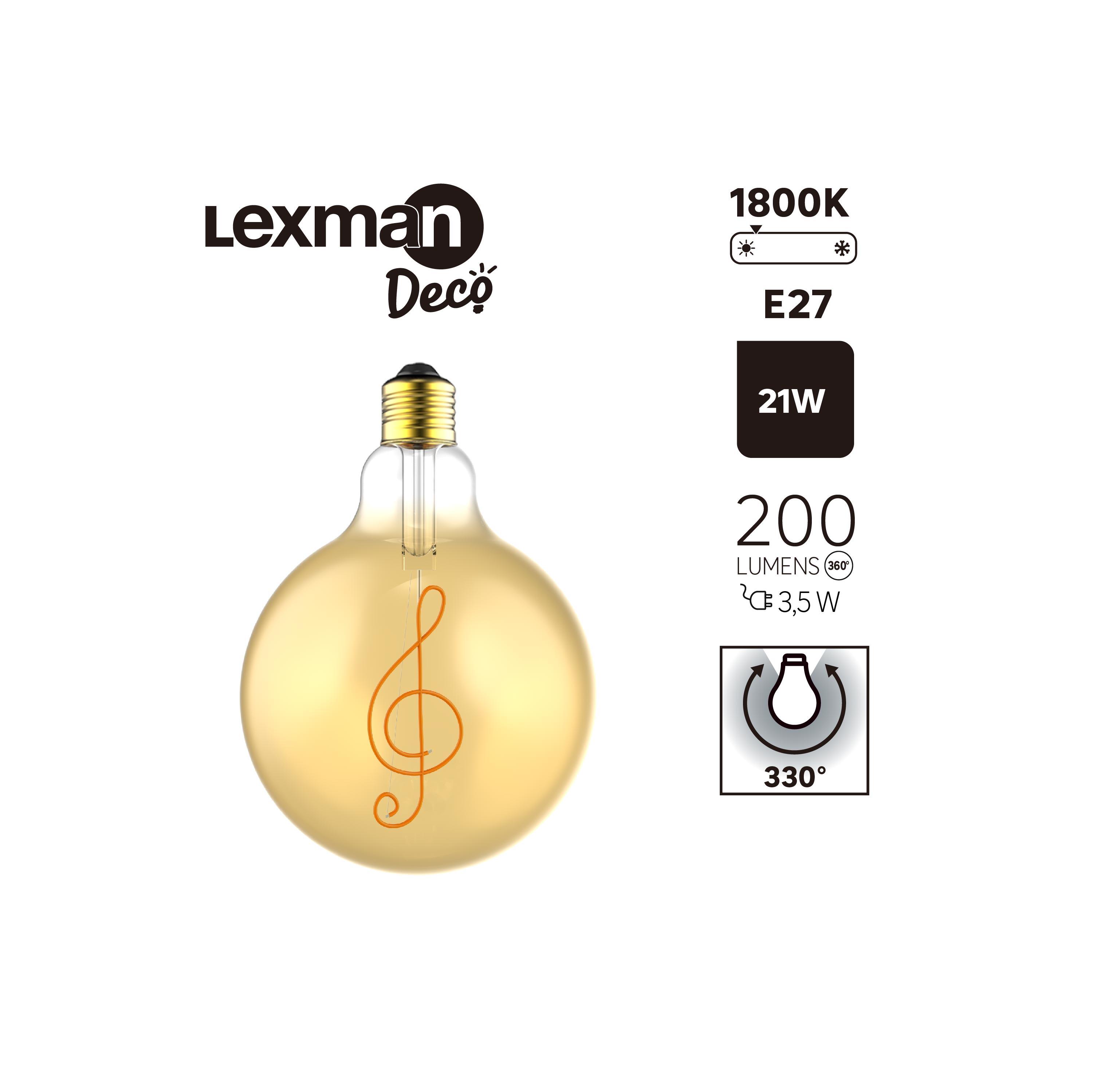 Żarówka dekoracyjna LED Music E27 3,5 W 200 lm Lexman - 6