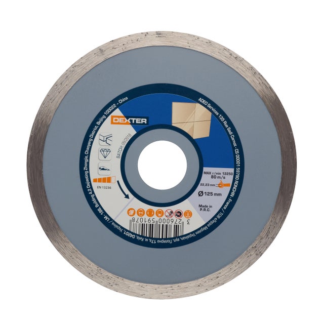 Disque diamant pour céramique  DEXTER, Ø125 mm