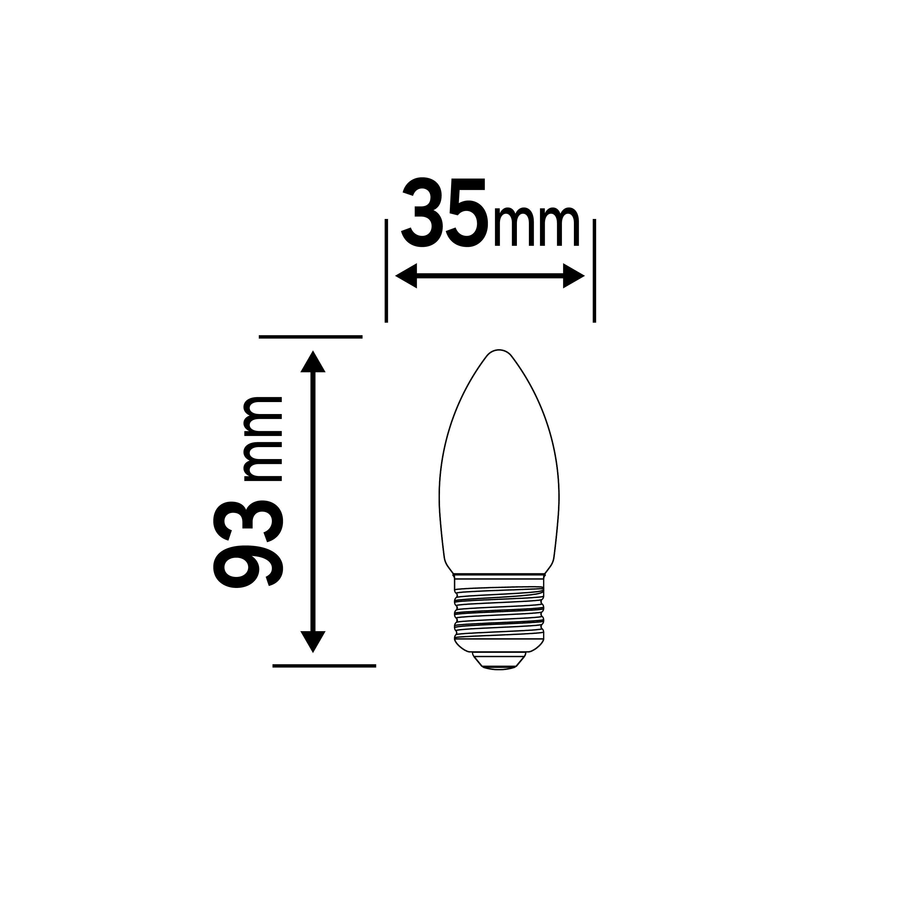 Żarówka LED E27 3.4 W 470 lm Neutralna biel Lexman - 3