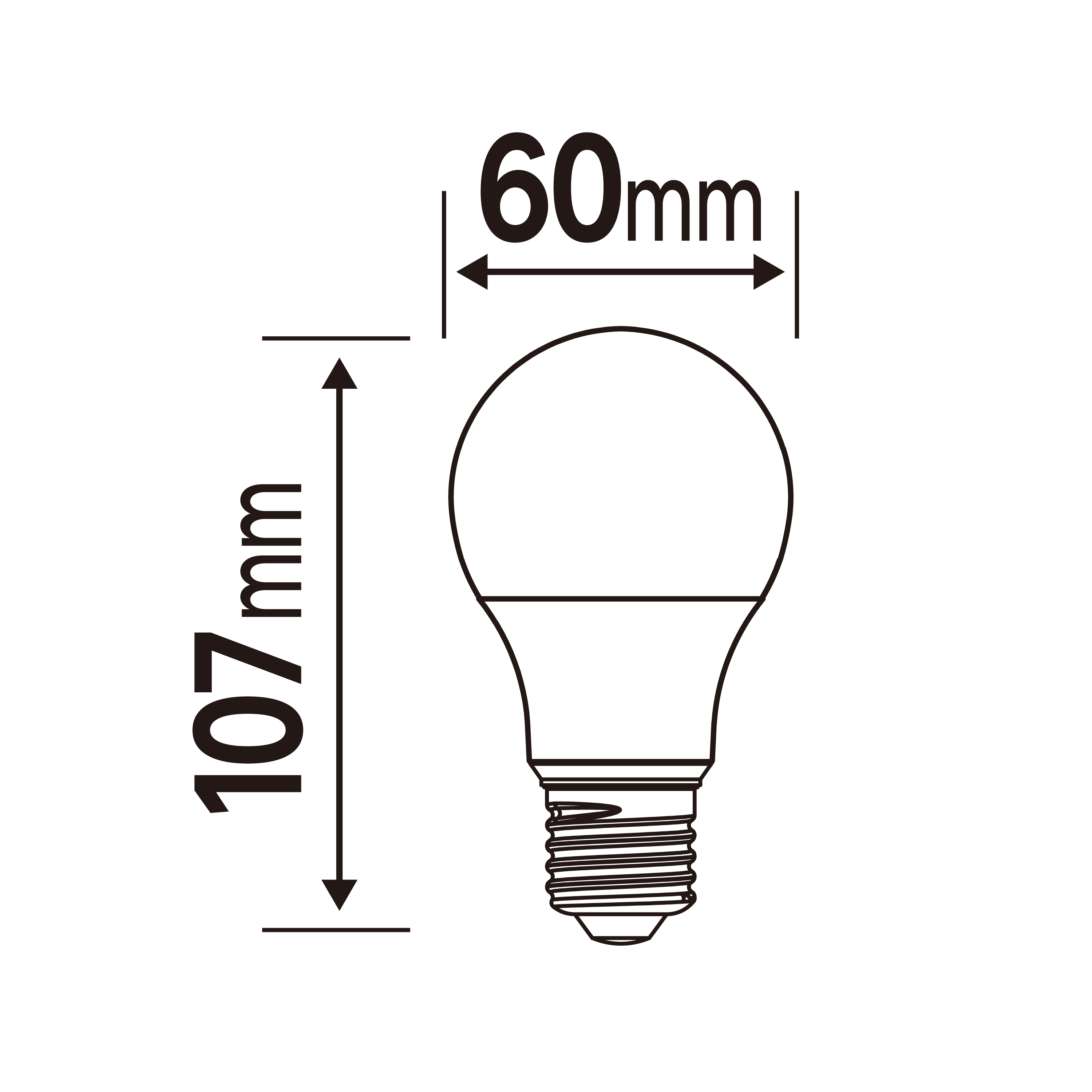 Żarówka LED E27 4,9 W 470 lm Neutralna biel - 2