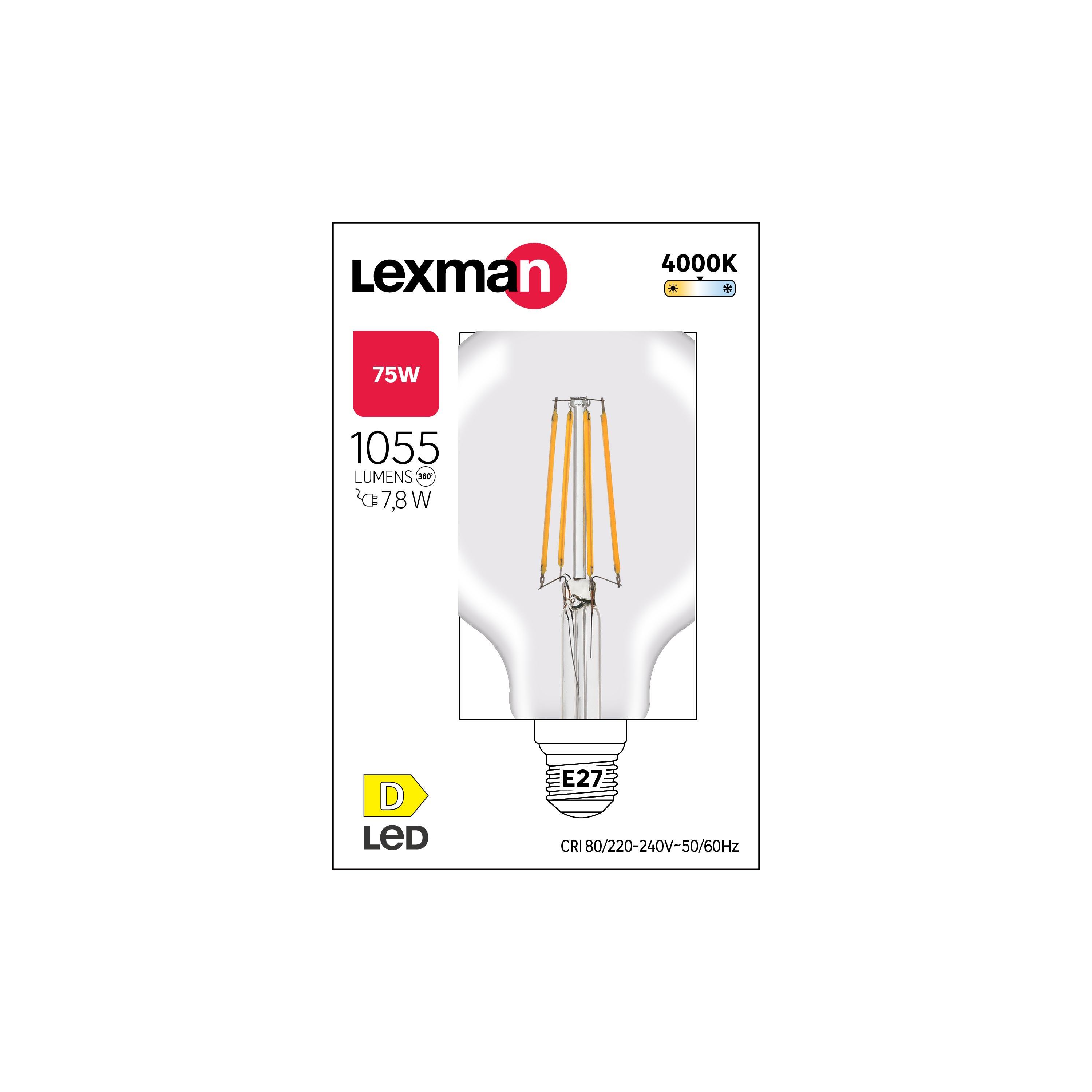 Lâmpada LED filamento G95 E27 1055 lm 4000 k - 4