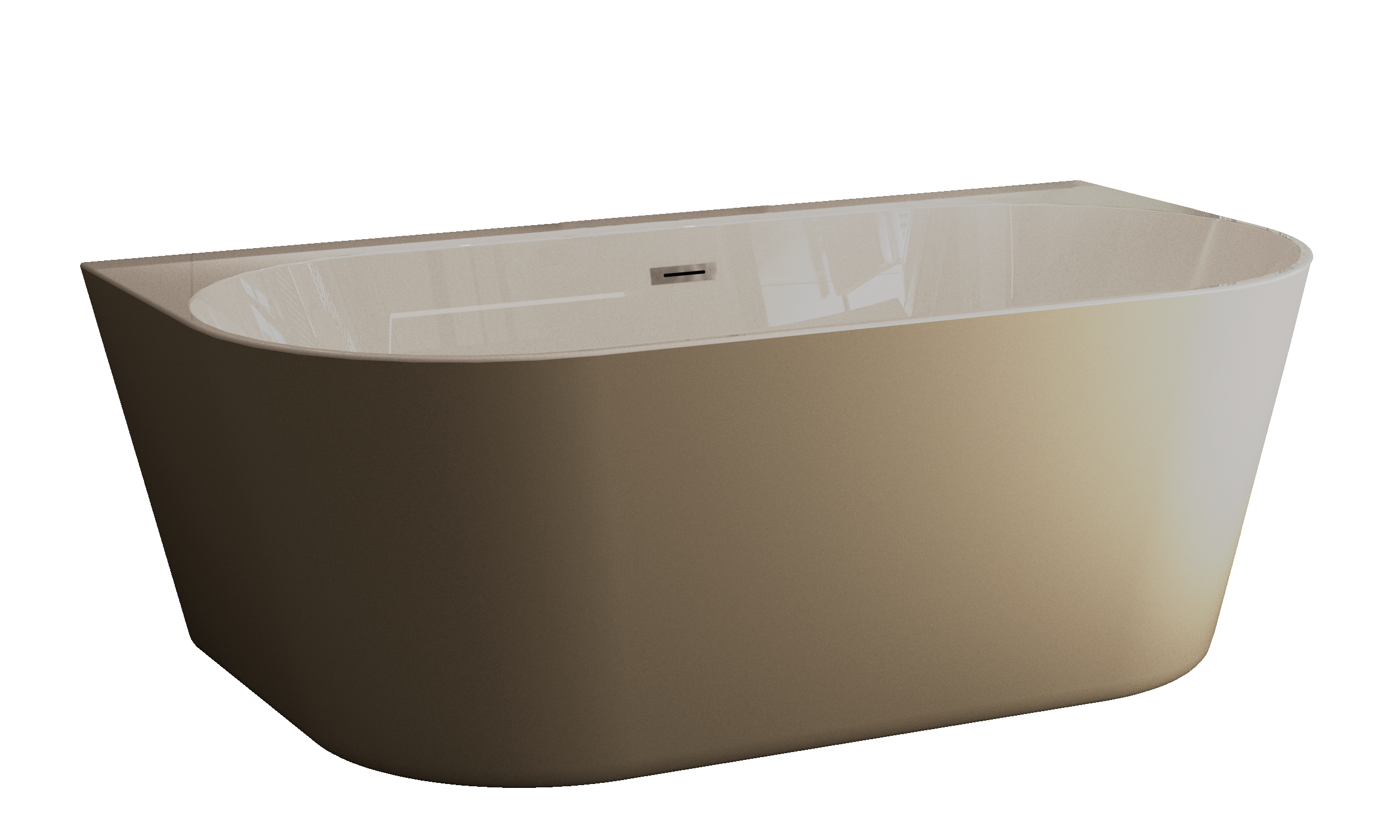 Bañera OBATH Thera sabbia 170x90 cm - 2