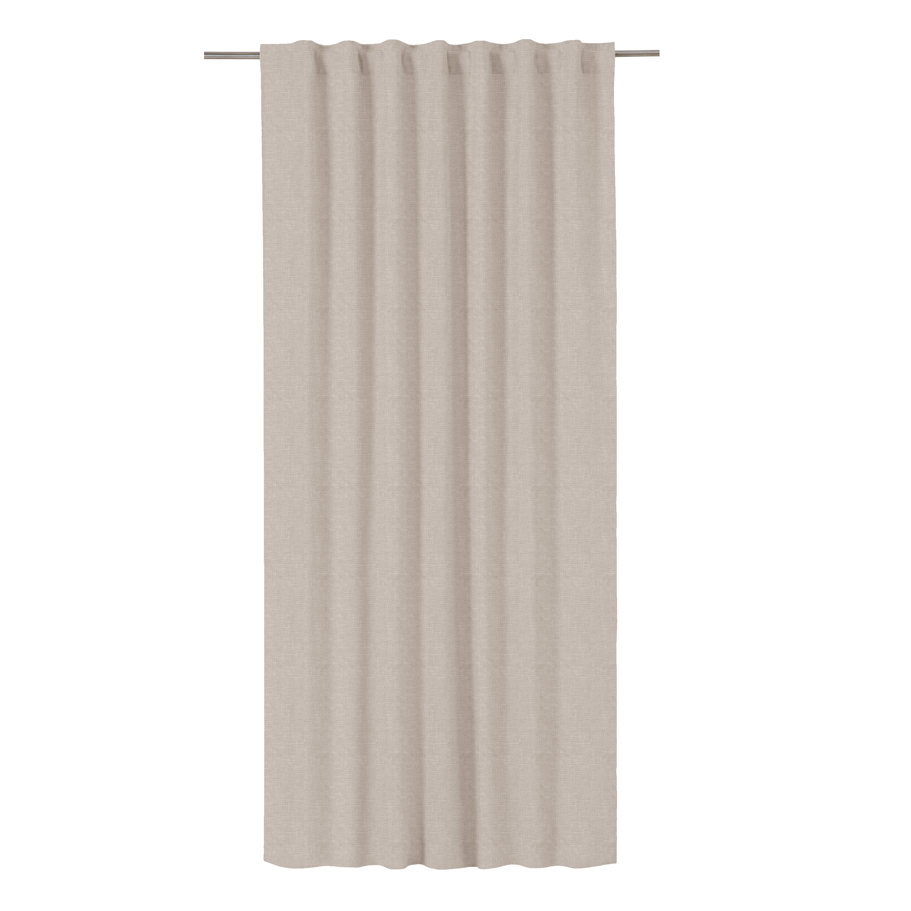 Cortina cinta frunce, trabillas rasberry inspire liso beige trench 200x280cm