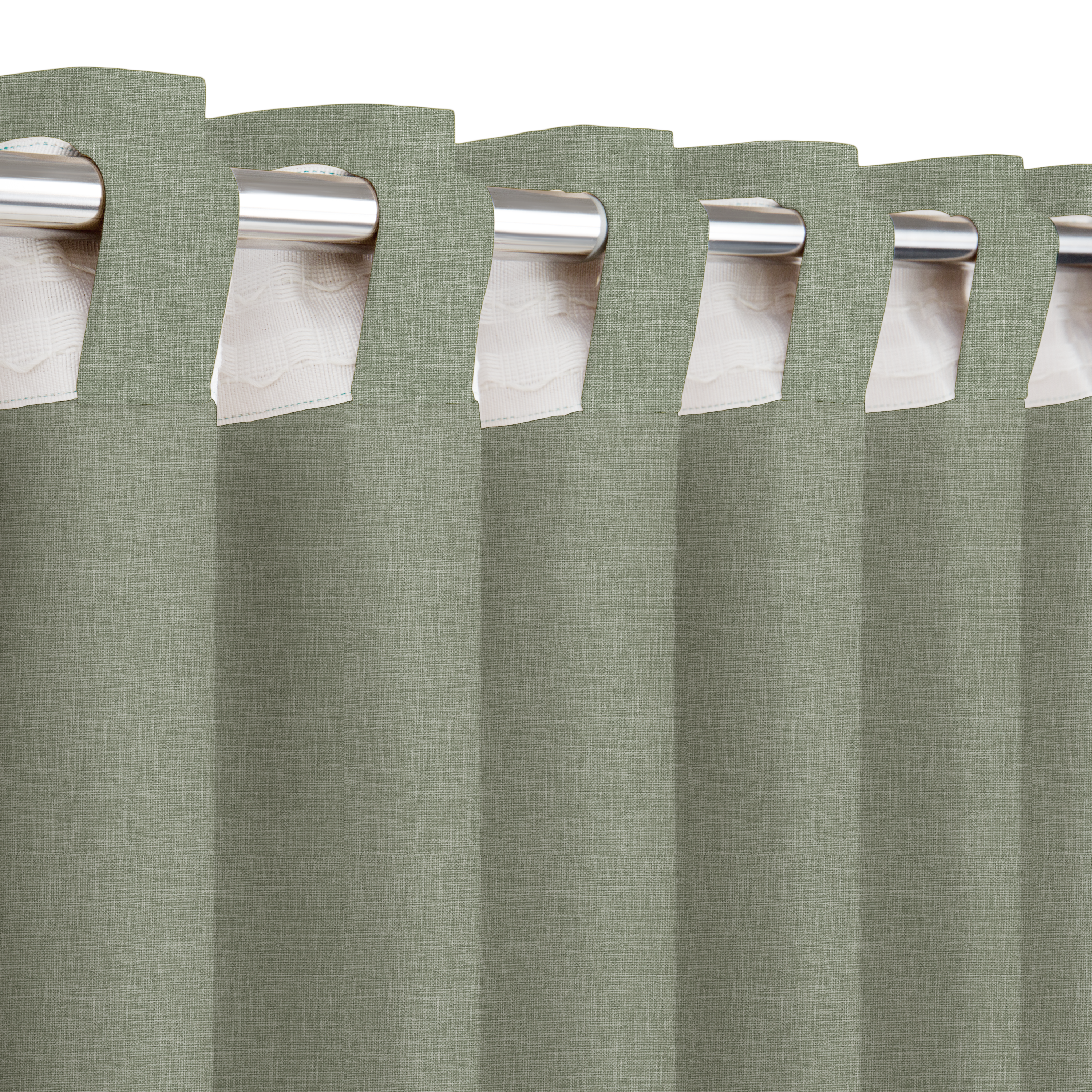 Zasłona Raspberry Forest zielona 200 x 280 cm na taśmie Inspire - 5