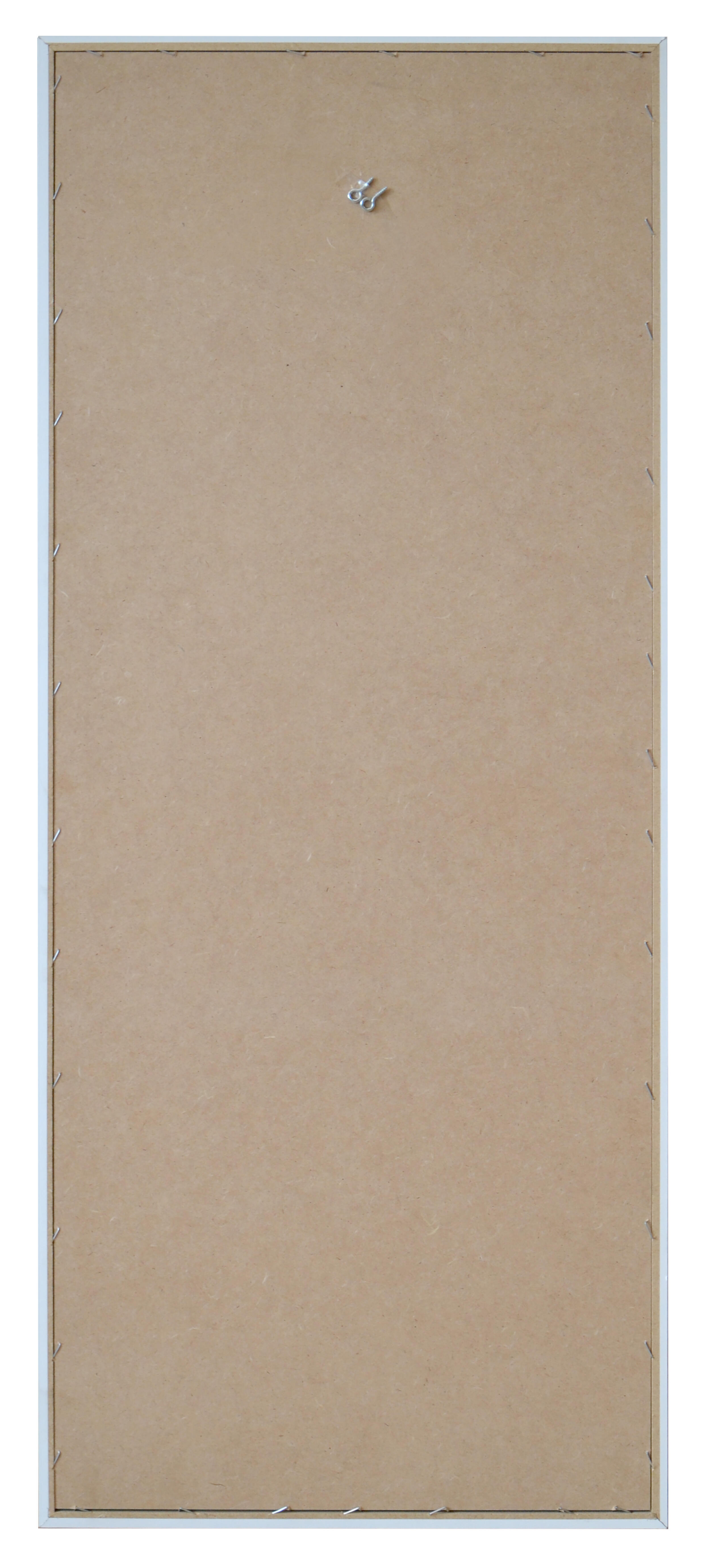 Espejo enmarcado de pared o suelo rectangular Unic MDF blanco mate  de 42 x 102 cm - 5