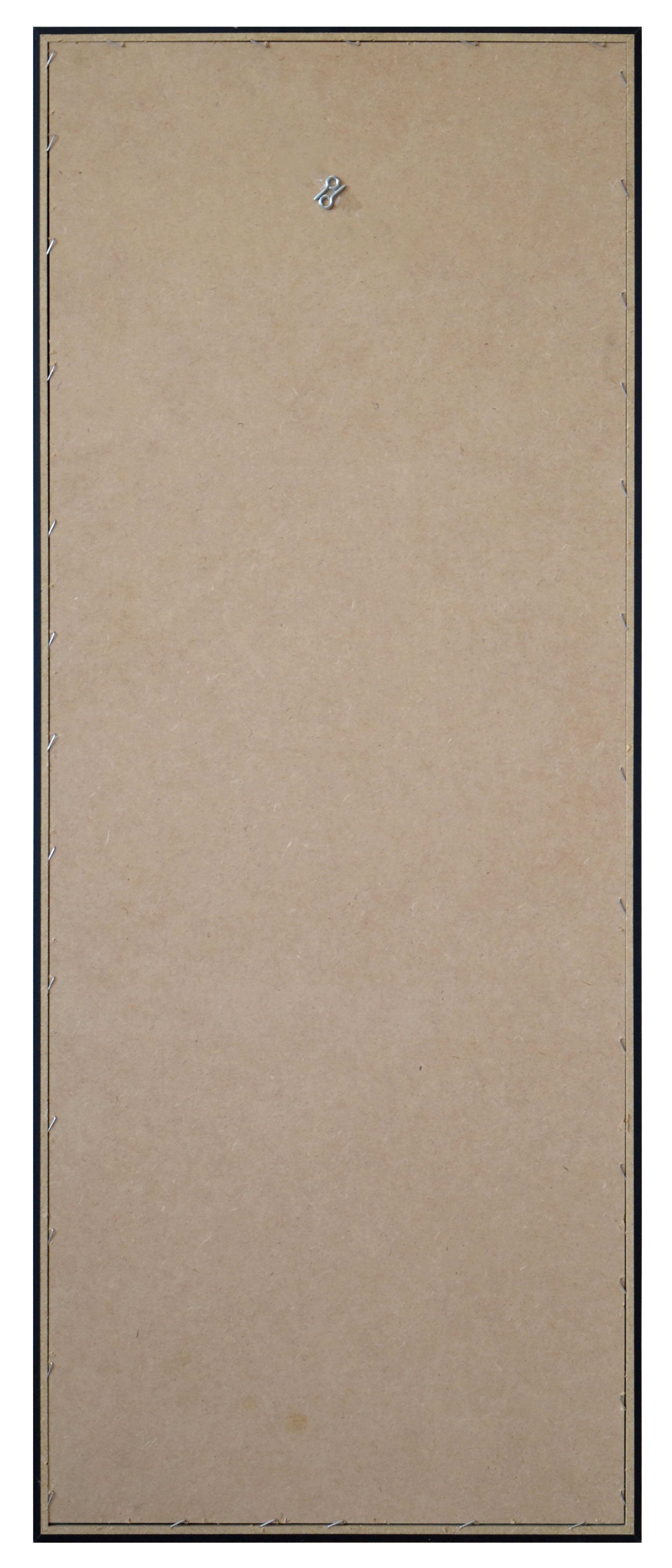 Espejo enmarcado de pared o suelo rectangular Unic MDF negro mate  de 42 x 102 cm - 5