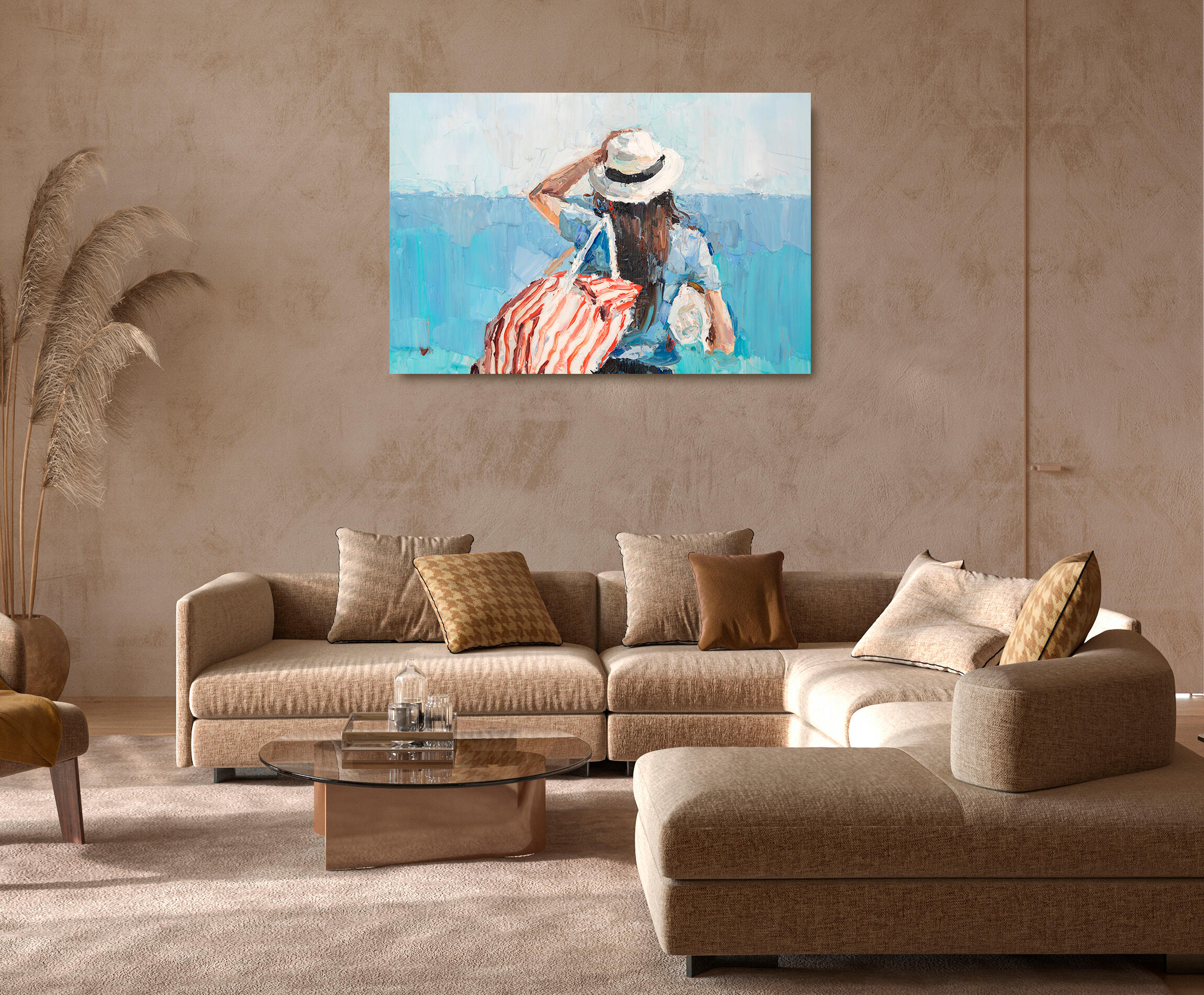 Pintura impresa sin marco marina 80x120cm