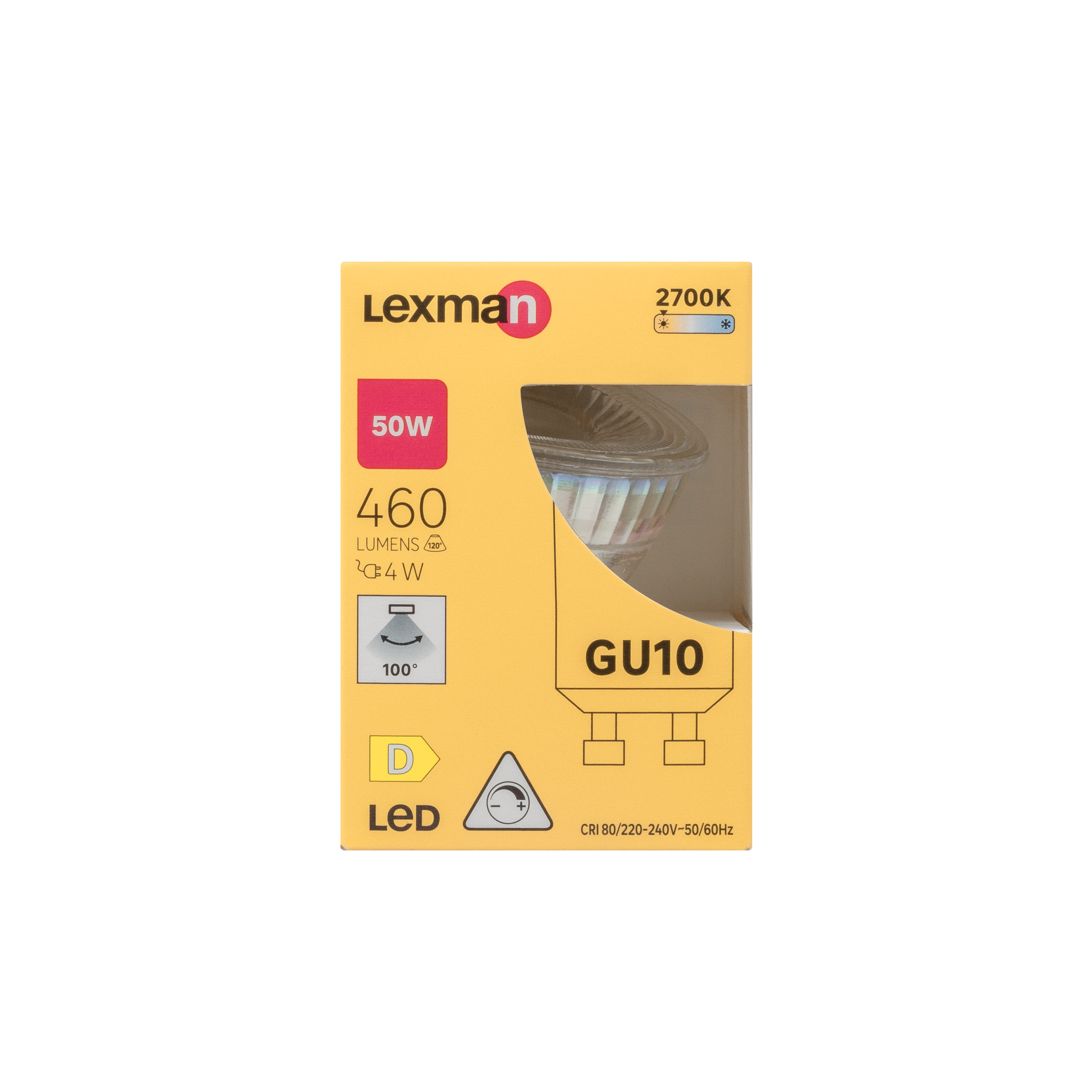 Lâmpada led GU10 VID 460 lm 2700K Lexman - 5