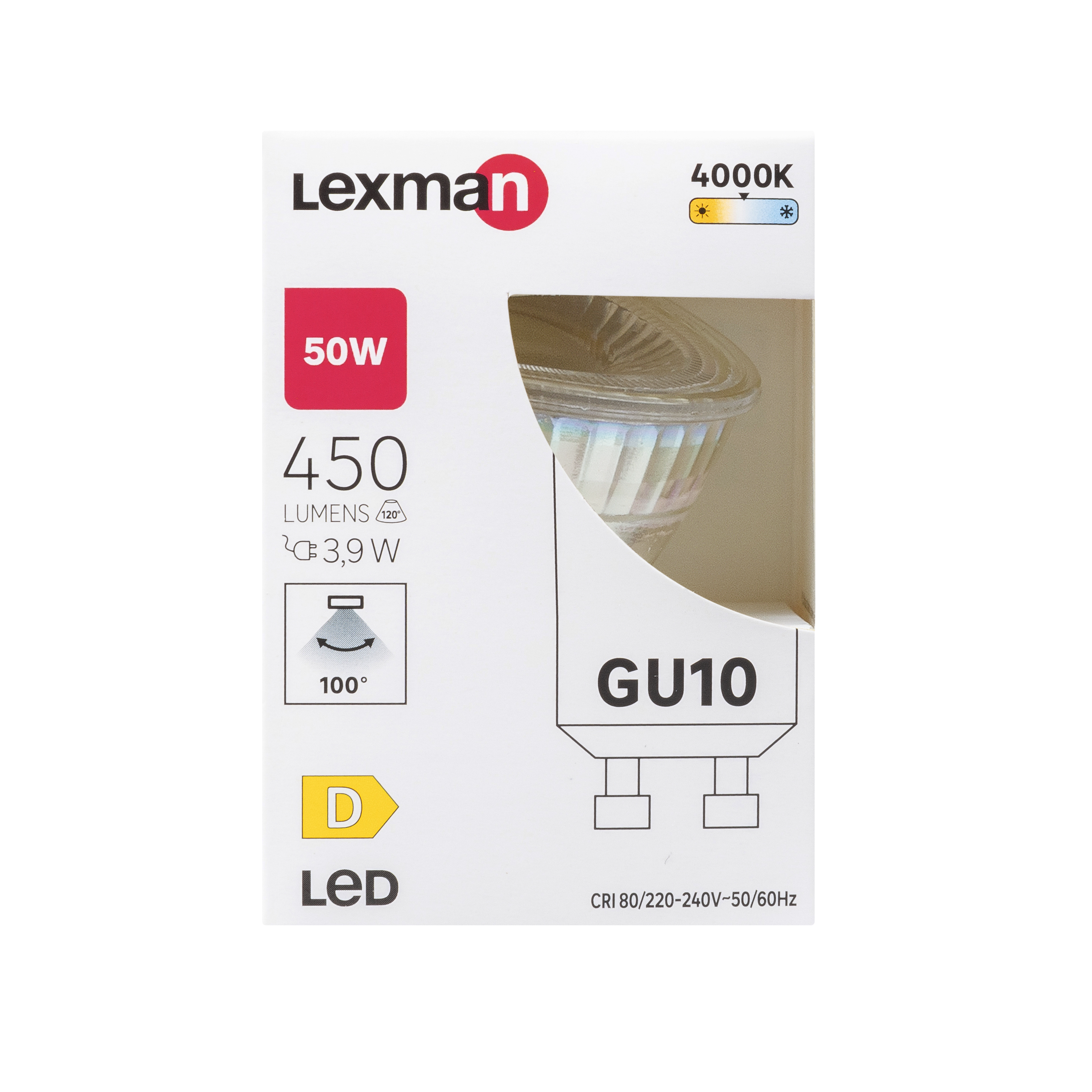 Lâmpada led GU10 VID 450 lm 4000K Lexman - 5