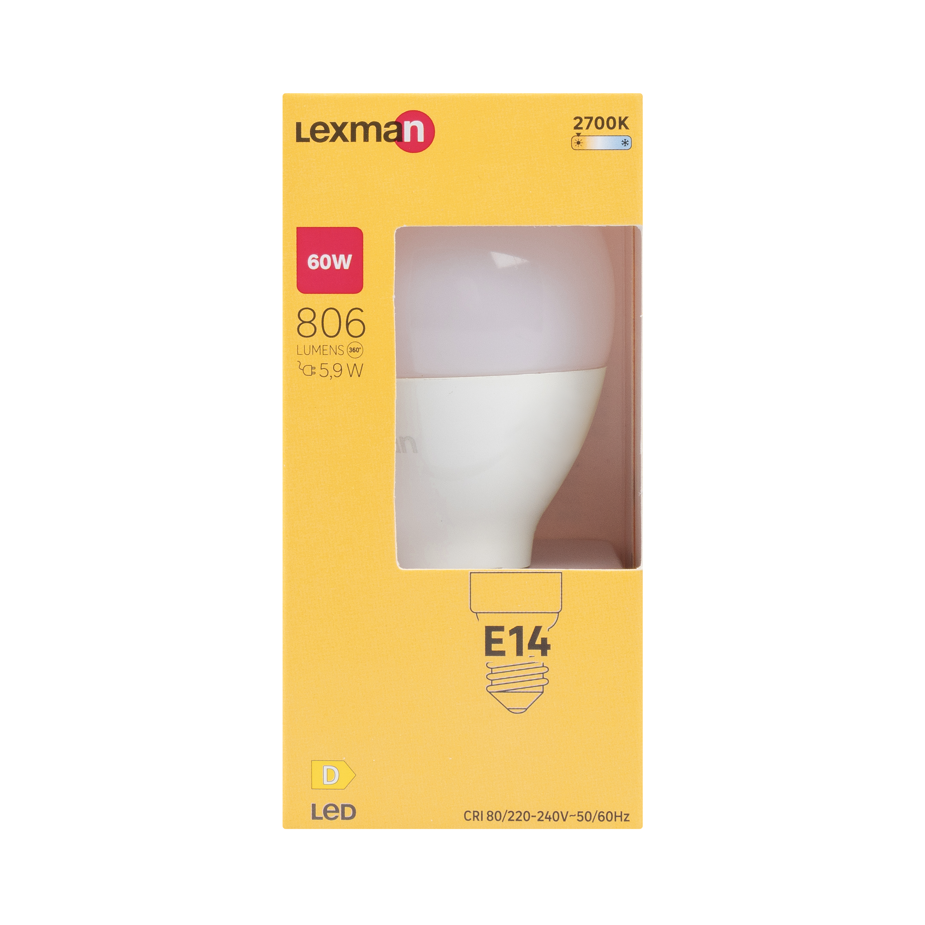 Żarówka LED E14 5,9 W 806 lm Ciepła biel Lexman - 9