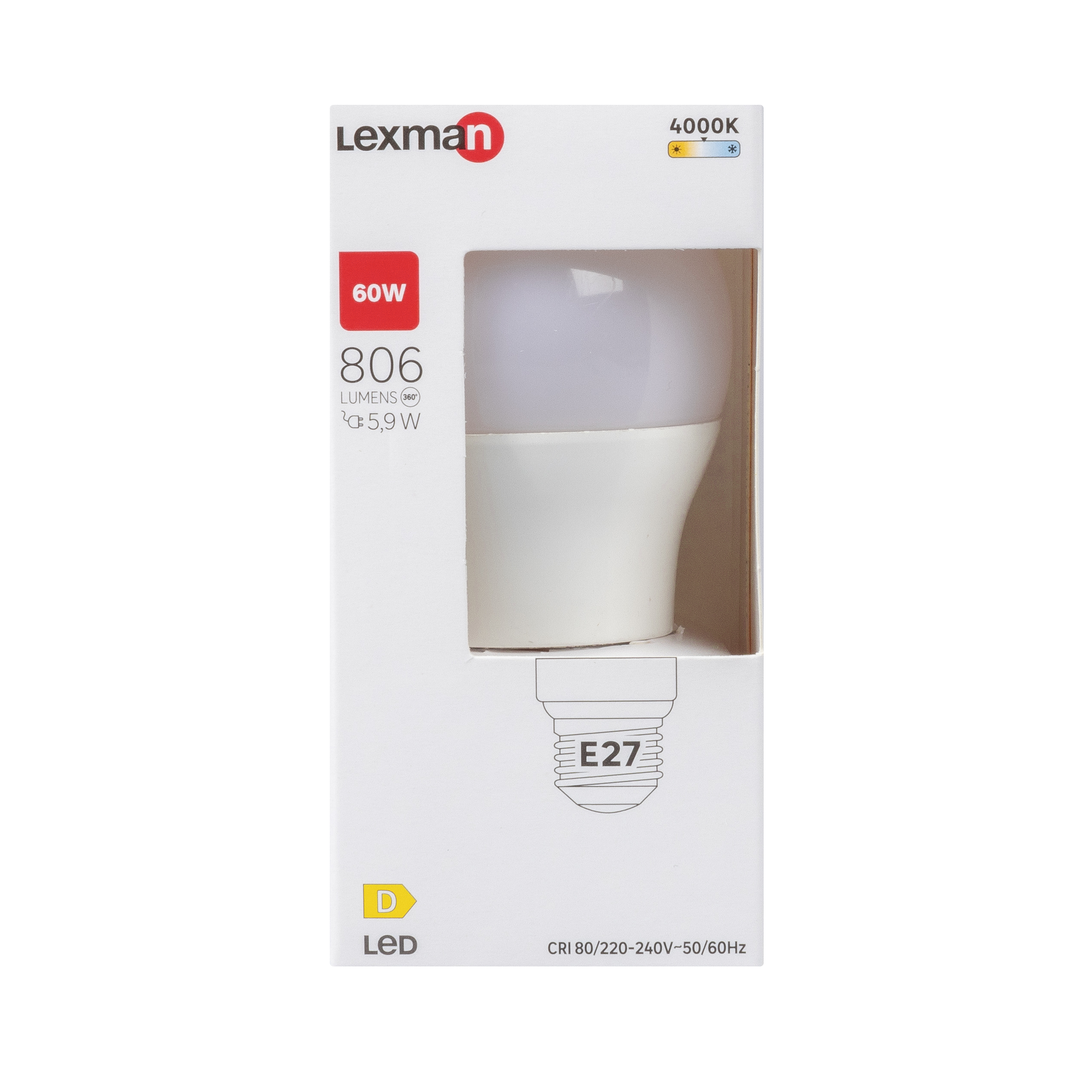 Lâmpada LED P45 E27 806 lm 4000 k Lexman - 9