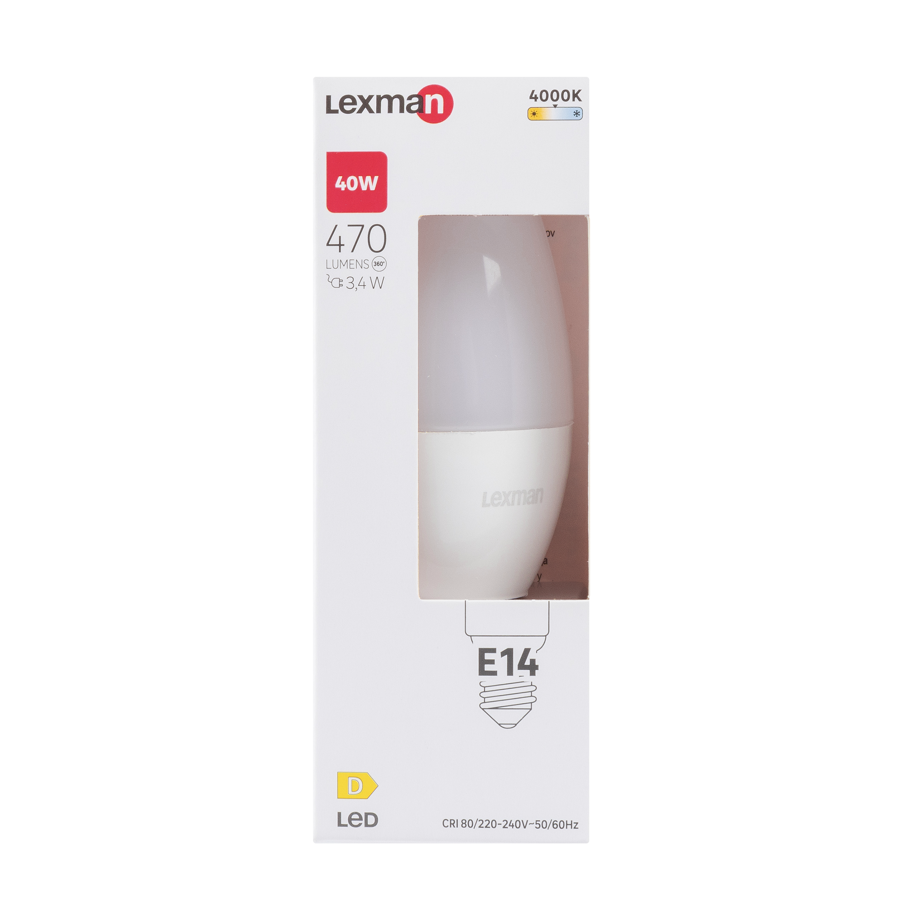 Lâmpada LED FROST VELA C35 E14 470 lm 4000 k - 7