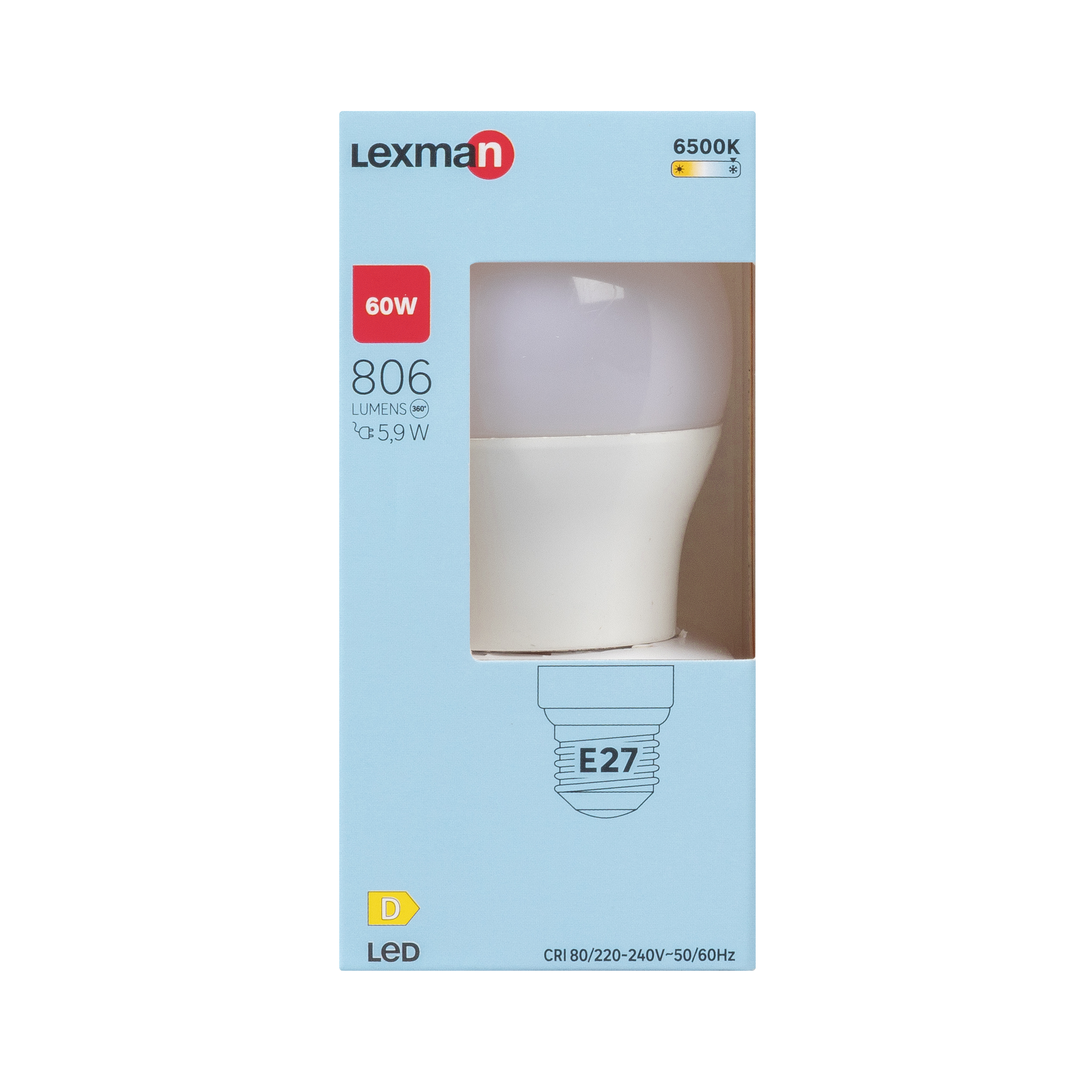 Żarówka LED E27 5,9 W 806 lm Zimna biel Lexman - 4