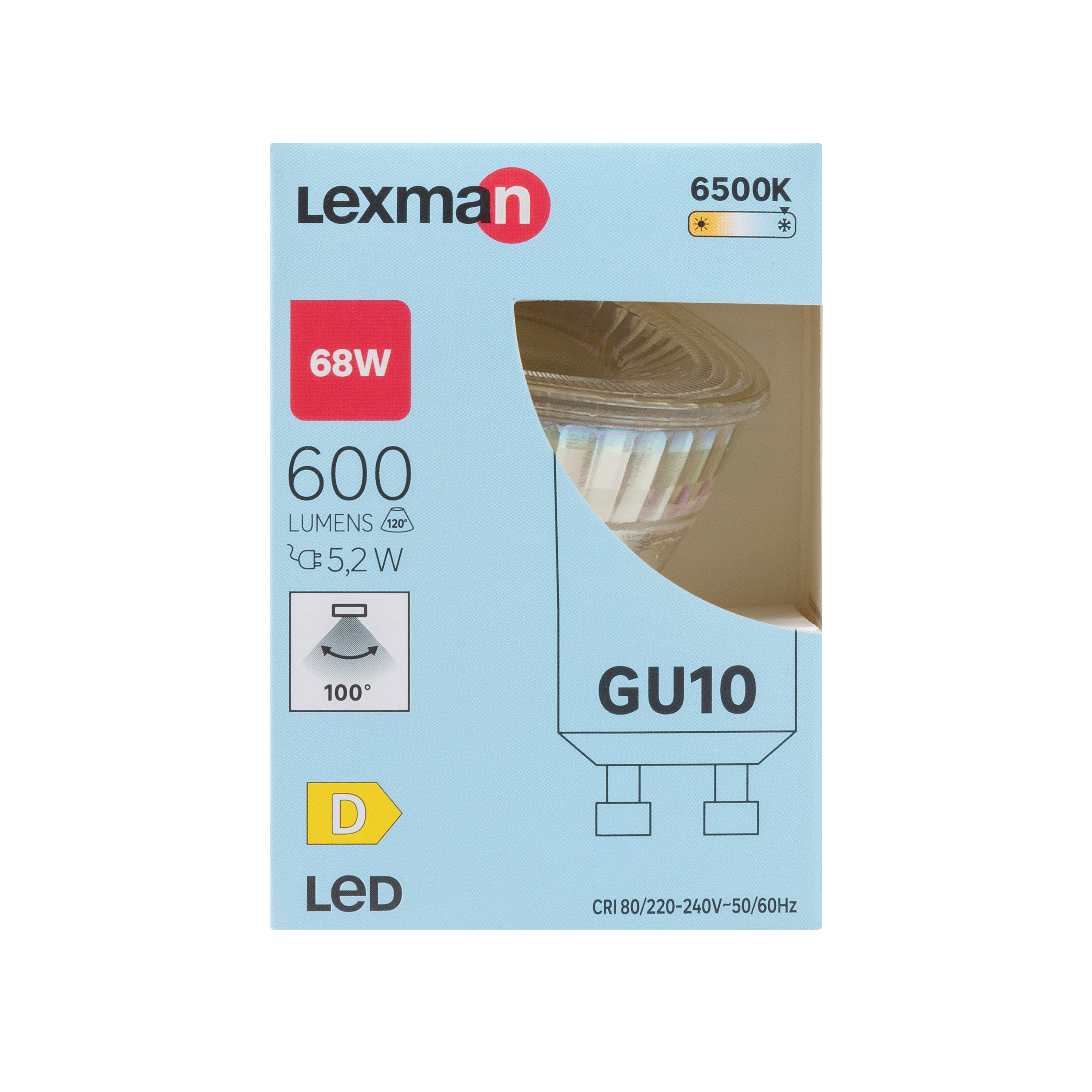 Żarówka LED GU10 5,2 W 600 lm Zimna biel Lexman - 6