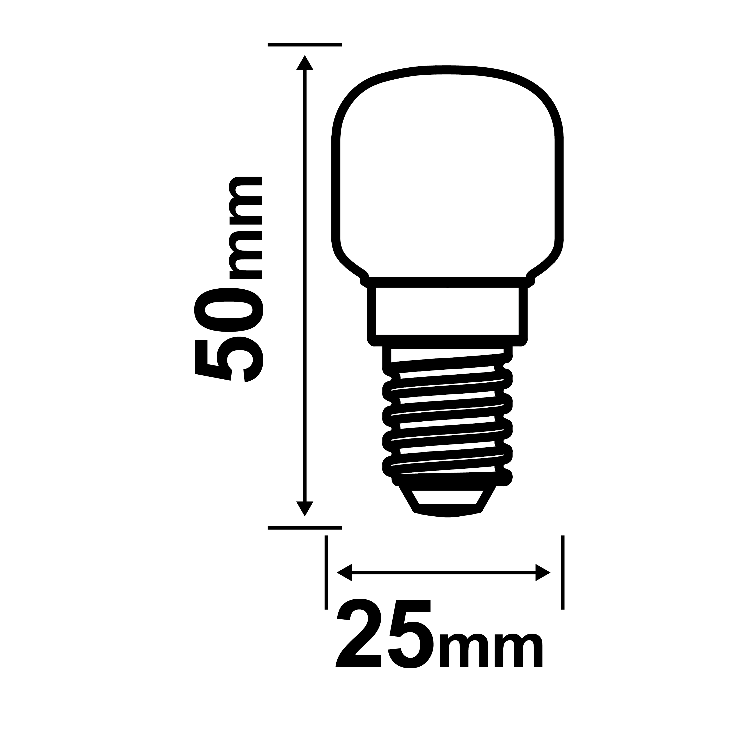 Bombilla LED E14 98 lúmenes 1W color de la luz blanco neutro 4000K CRI 89-80 luz natural y fiel clase energética E - 2