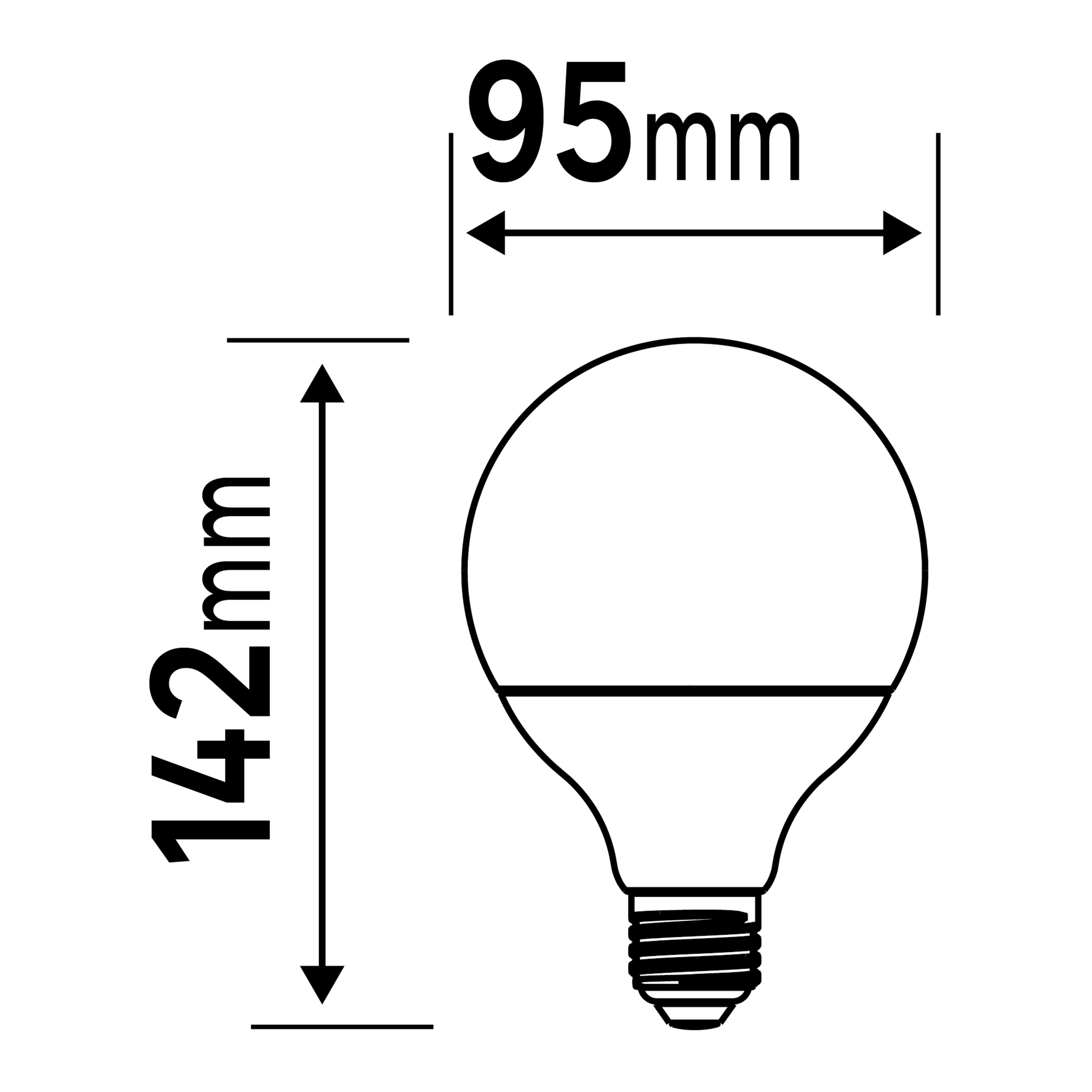 Żarówka LED E27 11,2 W 1521 lm Ciepła biel Lexman - 2