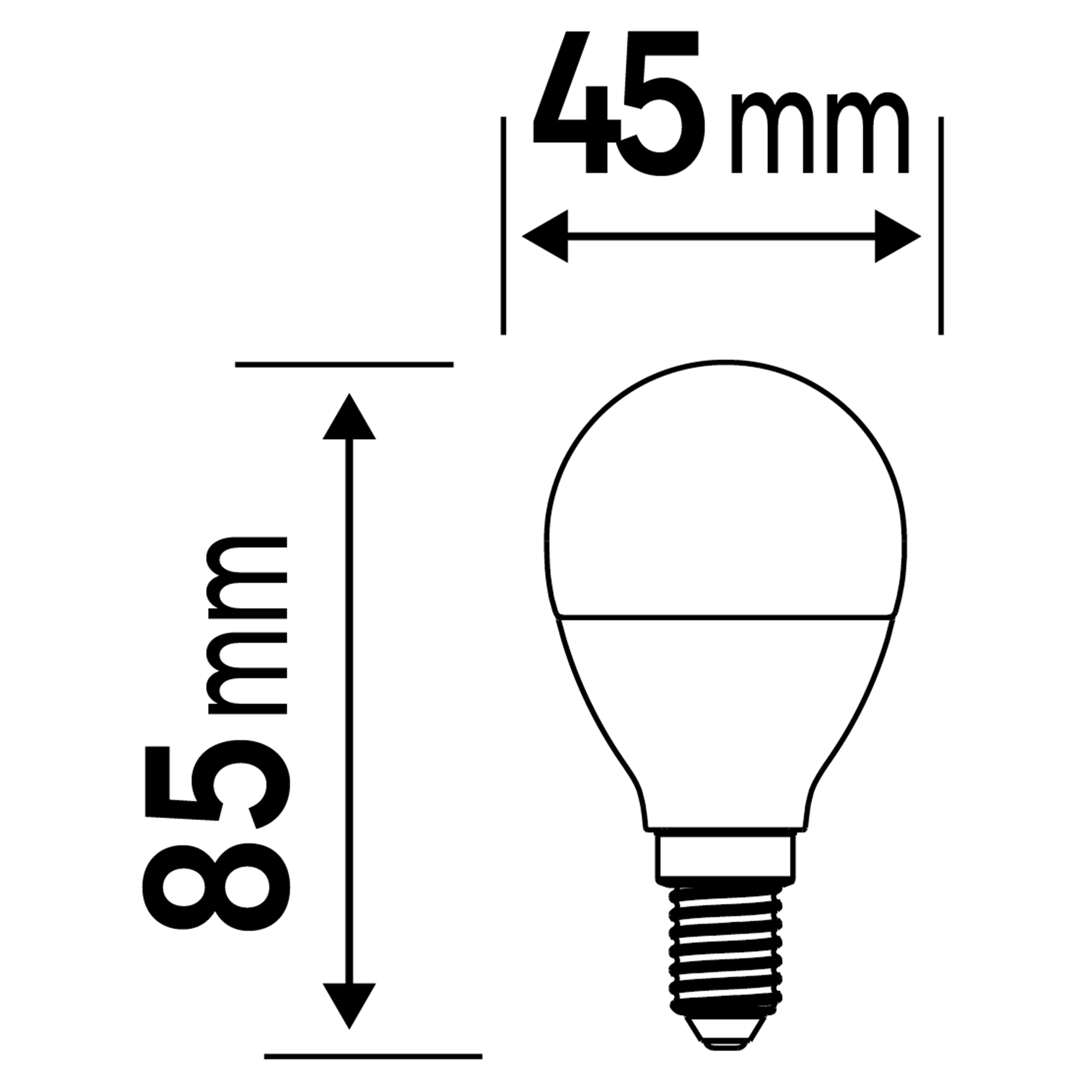 Lâmpada LED P45 E14 806 lm 4000 k Lexman - 6