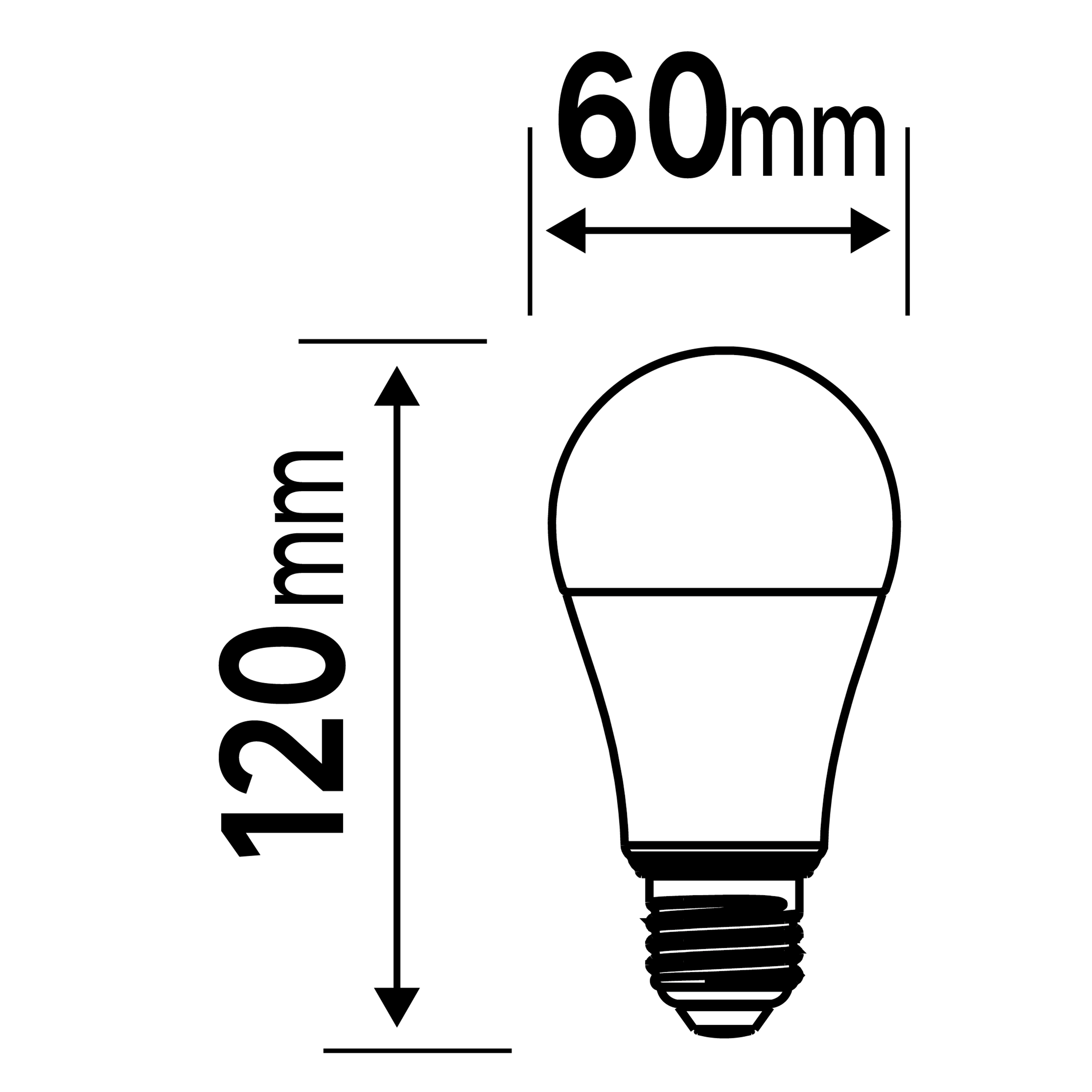 Ampoule led à détection, E27, 1055lm = 75W, blanc chaud, LEXMAN - 2
