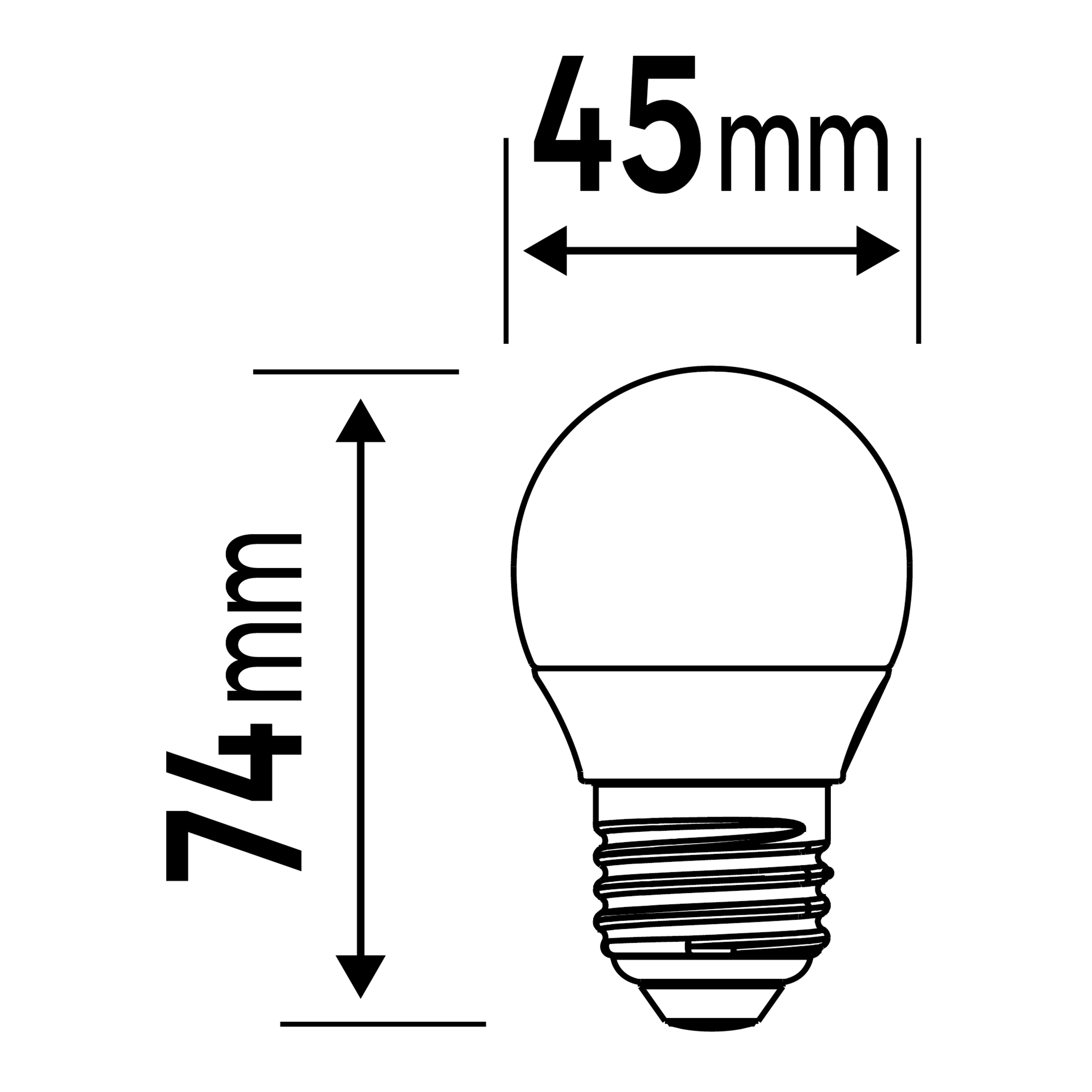Żarówka LED E27 3,4 W 470 lm Neutralna biel Lexman - 2
