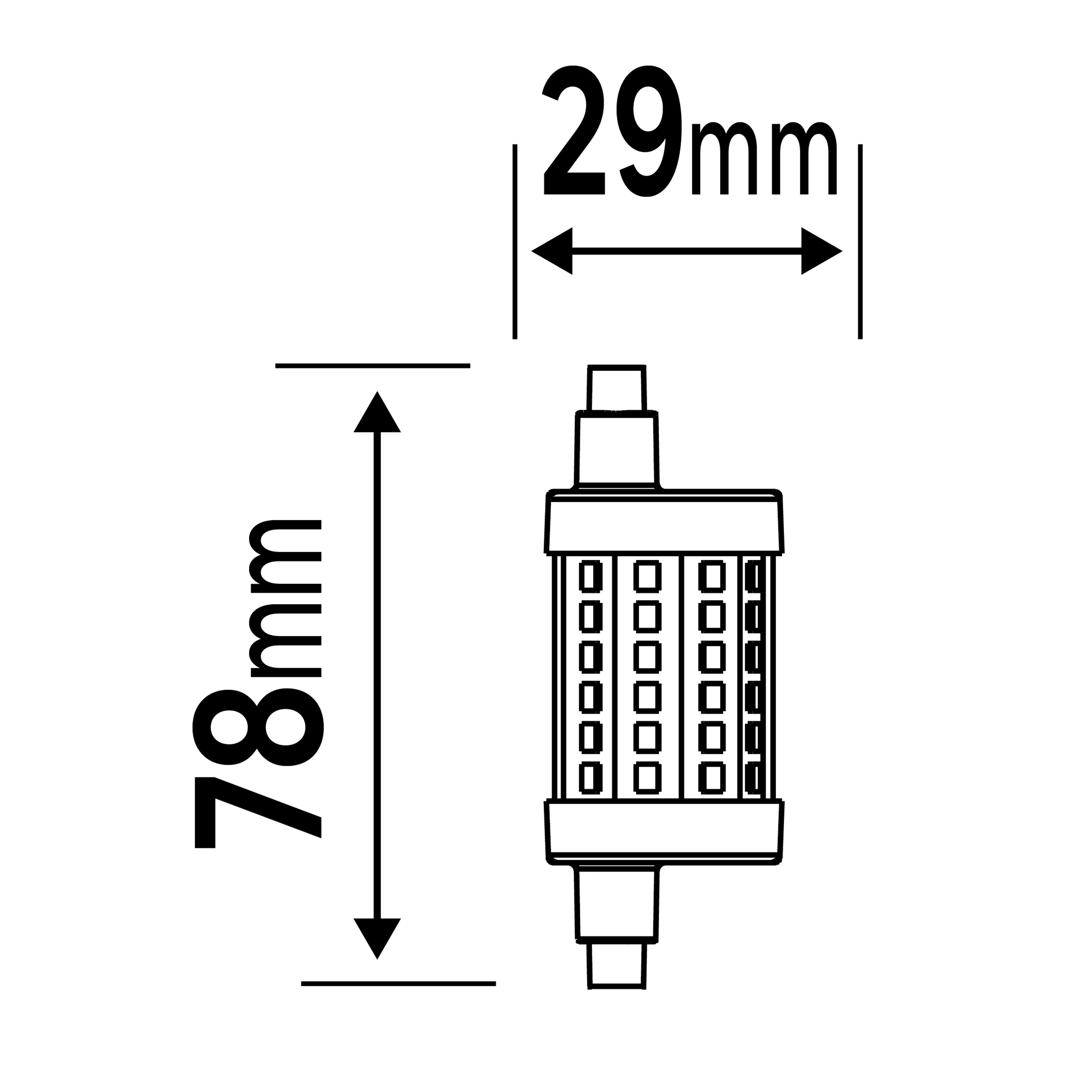 Żarówka LED R7S 10,5 W 1521 lm Neutralna biel Lexman - 2