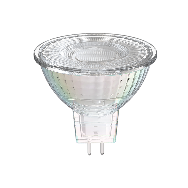 Bombilla LED GU5.3 450 lúmenes 3.6W color de la luz blanco cálido 2700K CRI 89-80 luz natural y fiel clase energética D