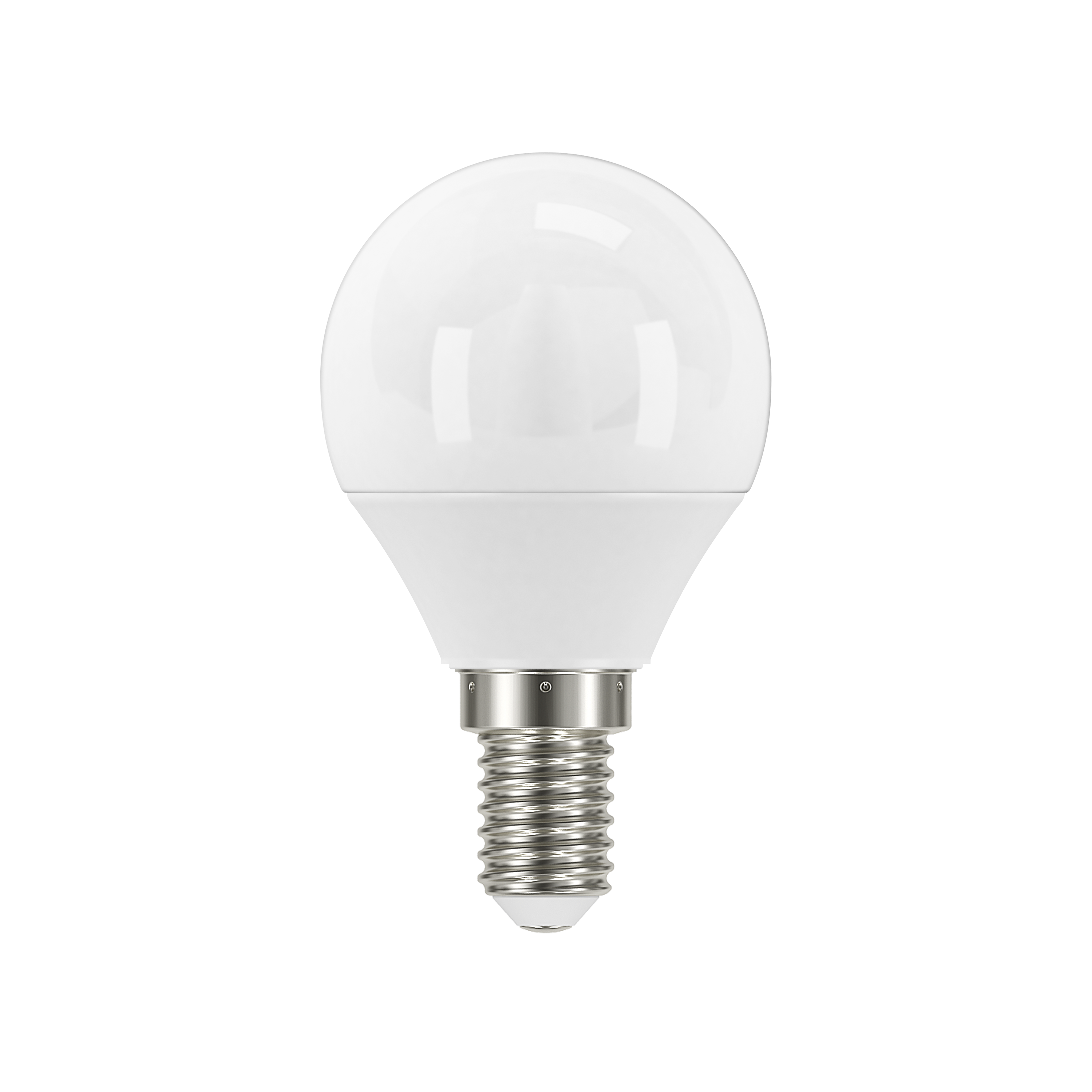 Ampoule led, plastique, sphérique, E14, 470lm = 40W, blanc chaud, LEXMAN - 5