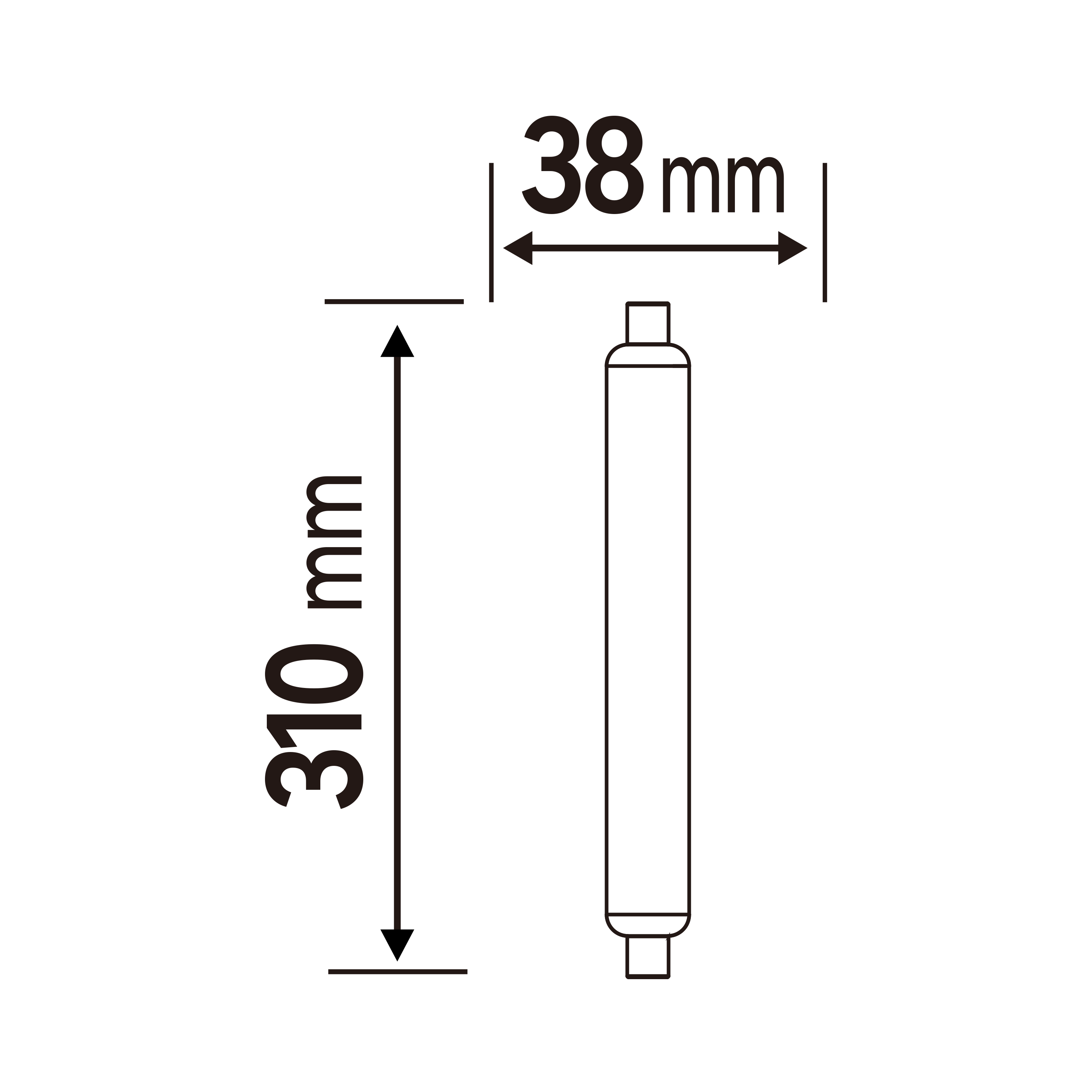 Ampoule led, tube S19, 806lm = 60W, blanc chaud, LEXMAN - 5