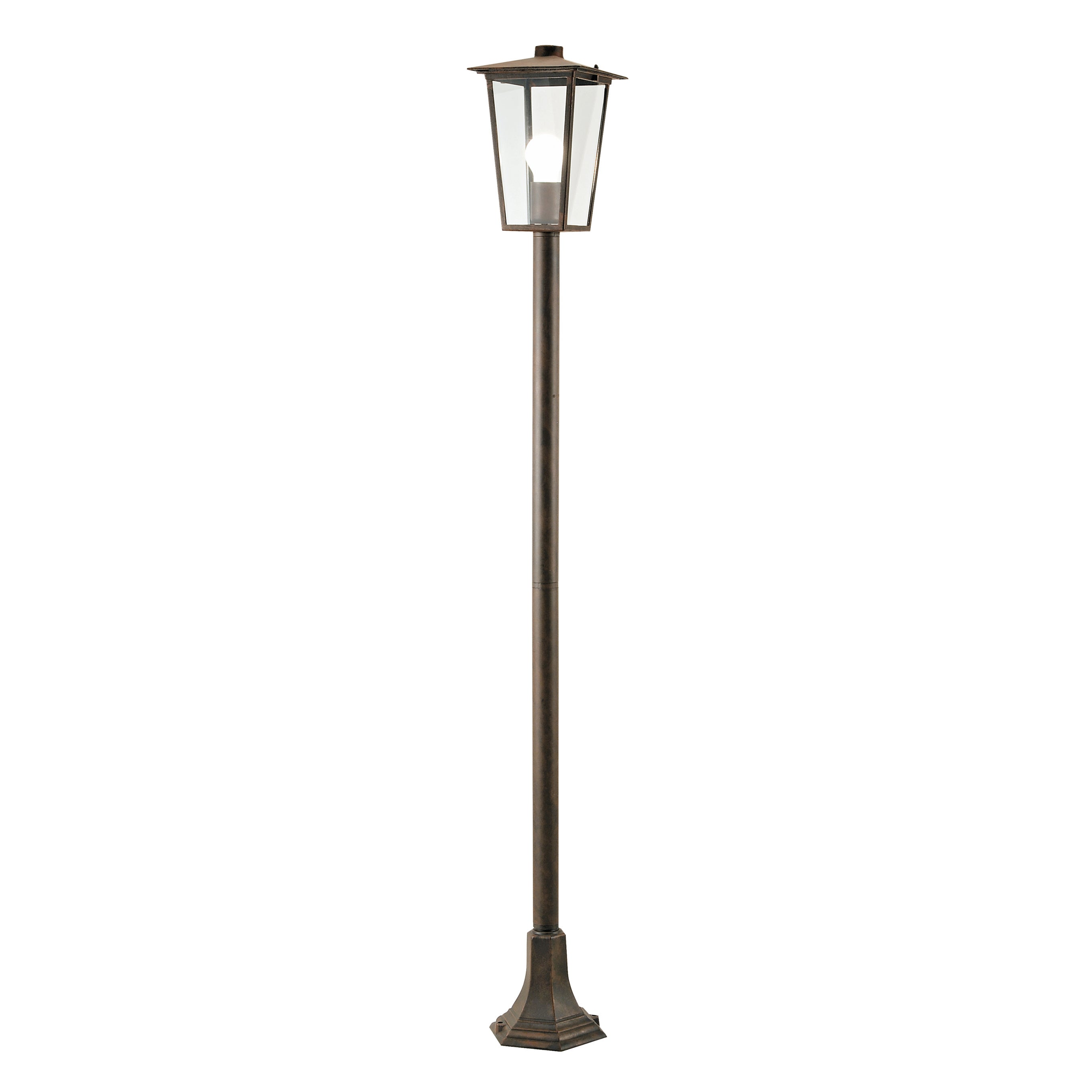 Lampione da giardino, Notorius H 140 cm, ruggine, IP43 - 2