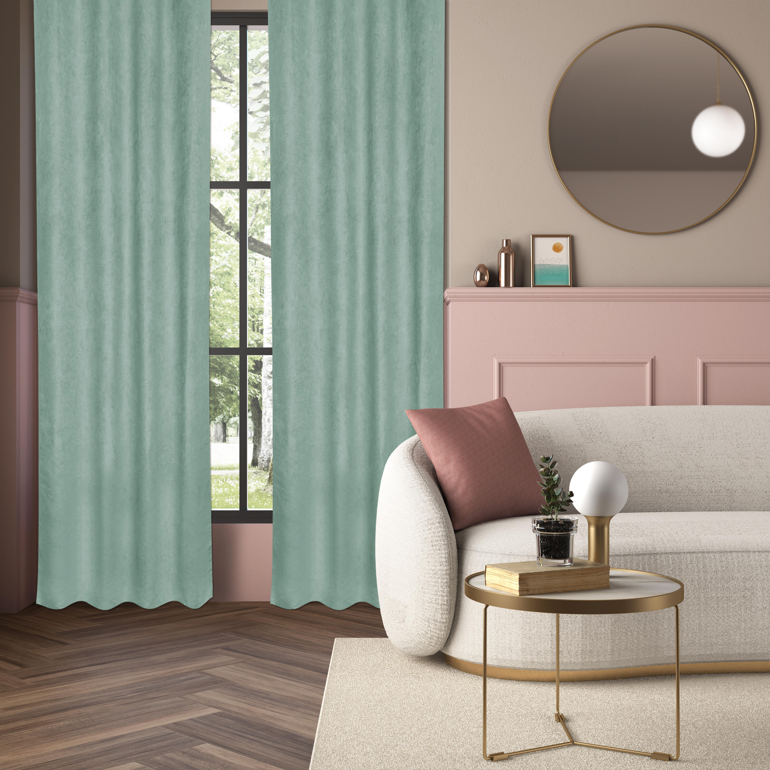 Tenda New Manchester verde cactus, occhiello 140x280 cm INSPIRE - 8