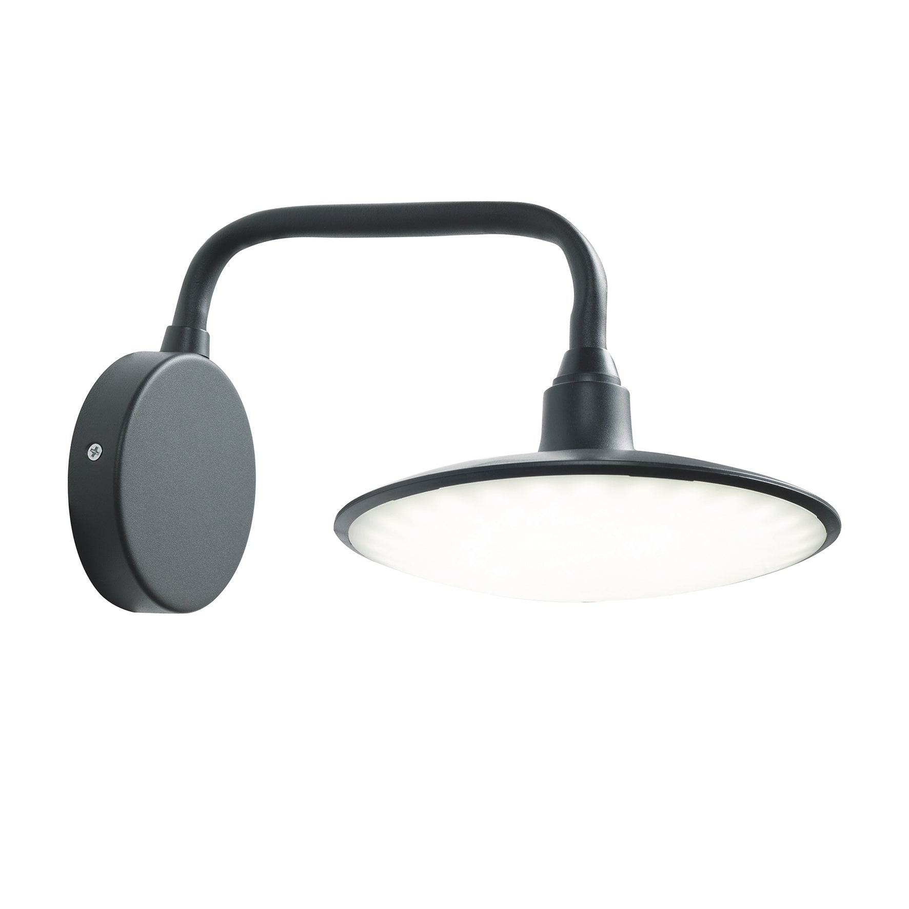 Applique LED moderno da esterno Focus nero IP54, luce bianco naturale 1400 lumen, SOVIL - 2