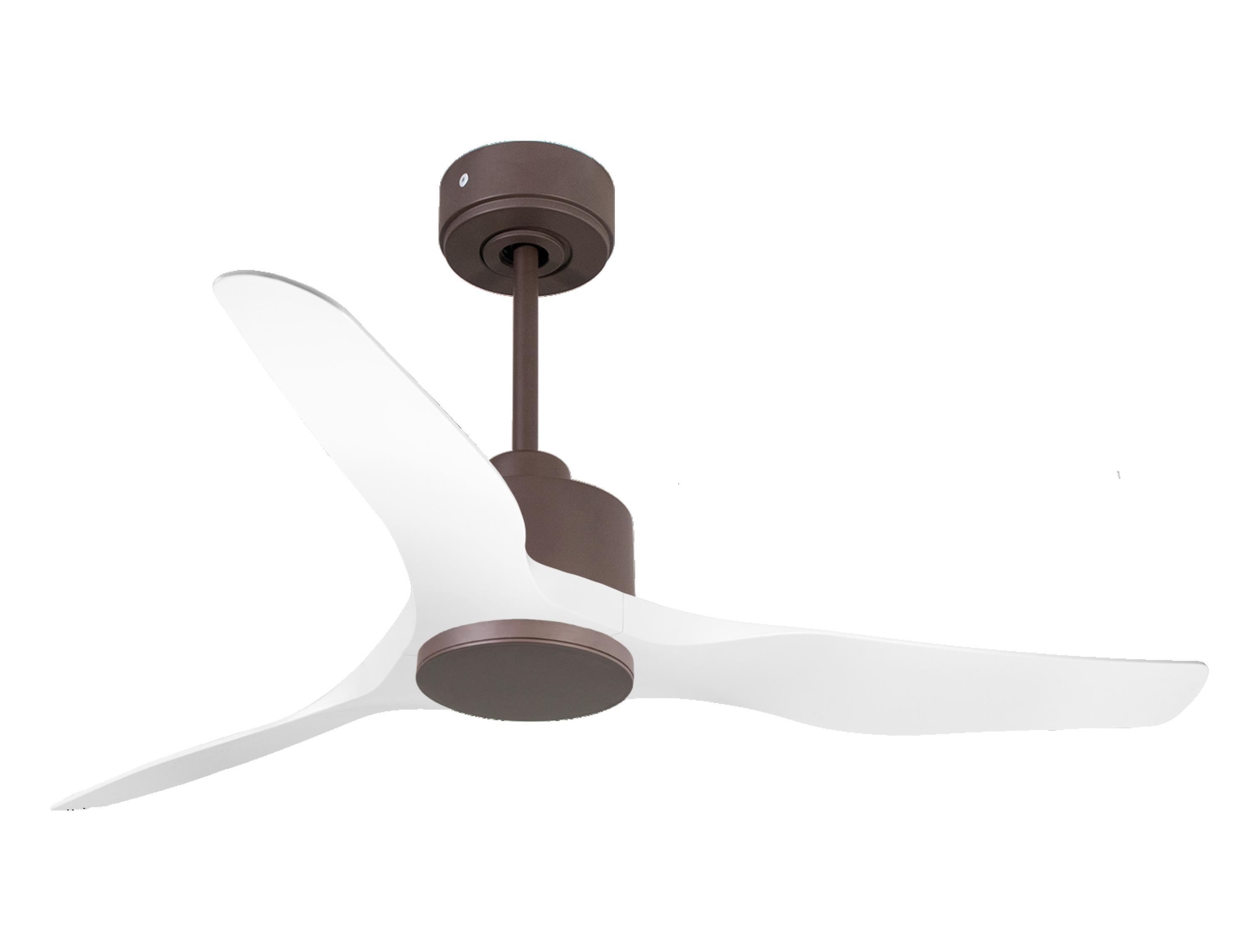 Ventilador de techo sin luz motor dc baza d127 02 24 purline blanco 127 cm