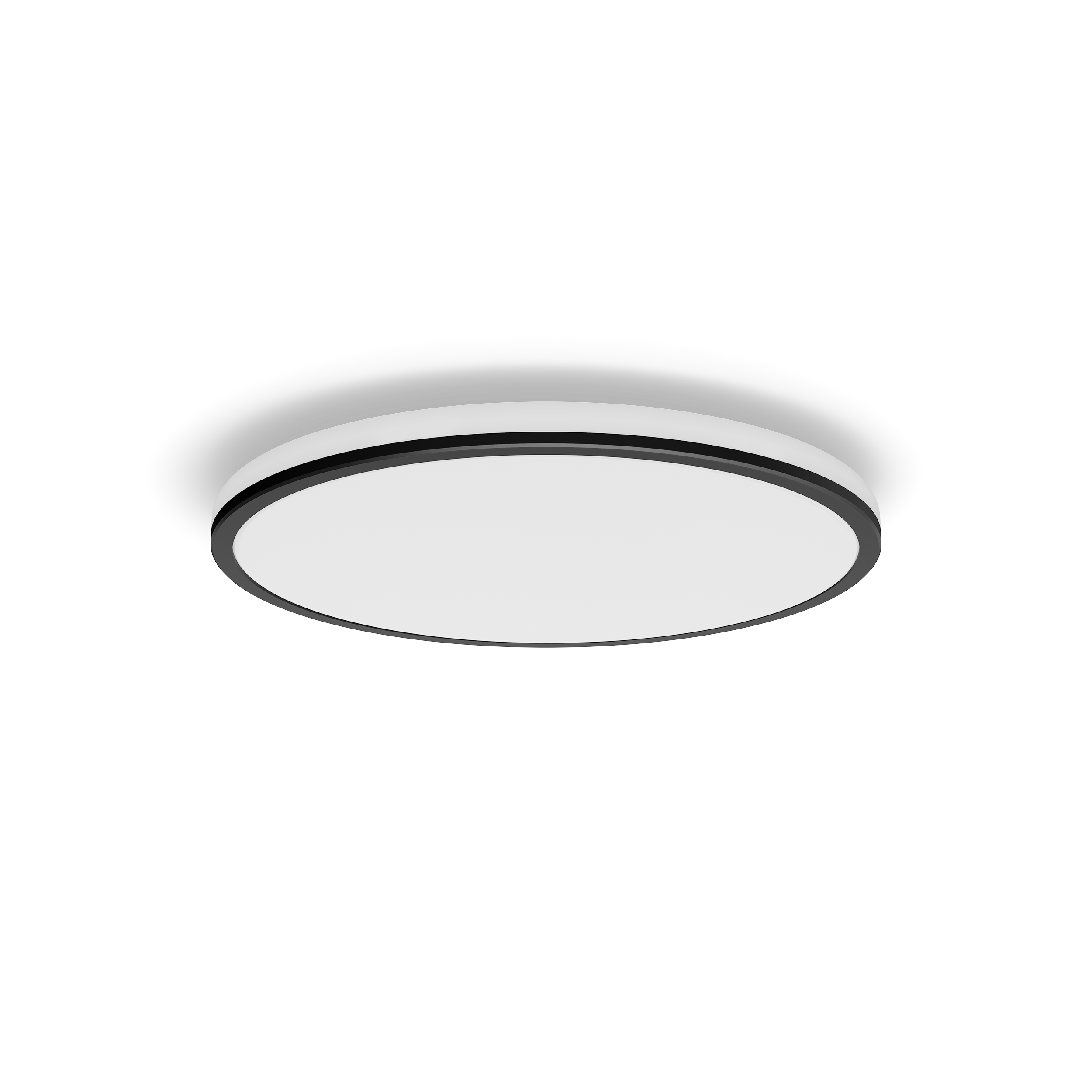 Foco downlight superficie redondo ozziet negro 1700lm color luz regulable