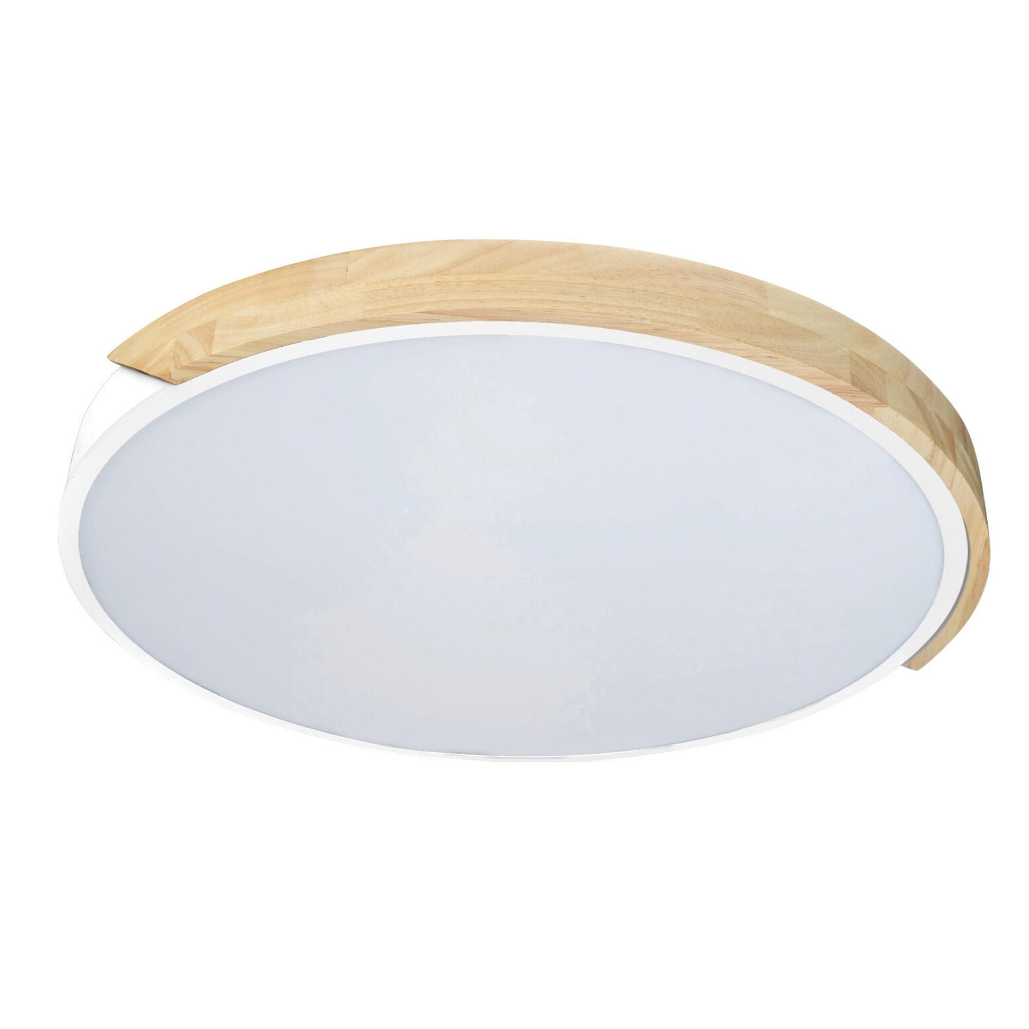 Plafón LED redondo blanco FORLIGHT 2530 lm color de la luz de cálida a fría CCT (3000K-6500K) ø31.5 cm IP20 - 4