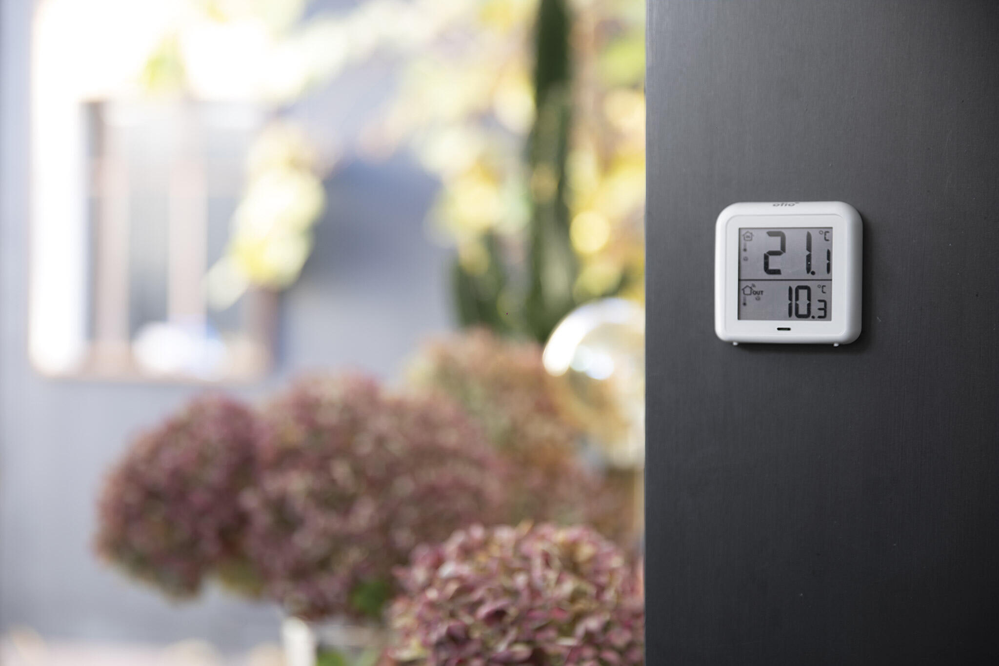 Thermomètre Hygromètre OTIO haute précision à sonde sans fil blanc - 2