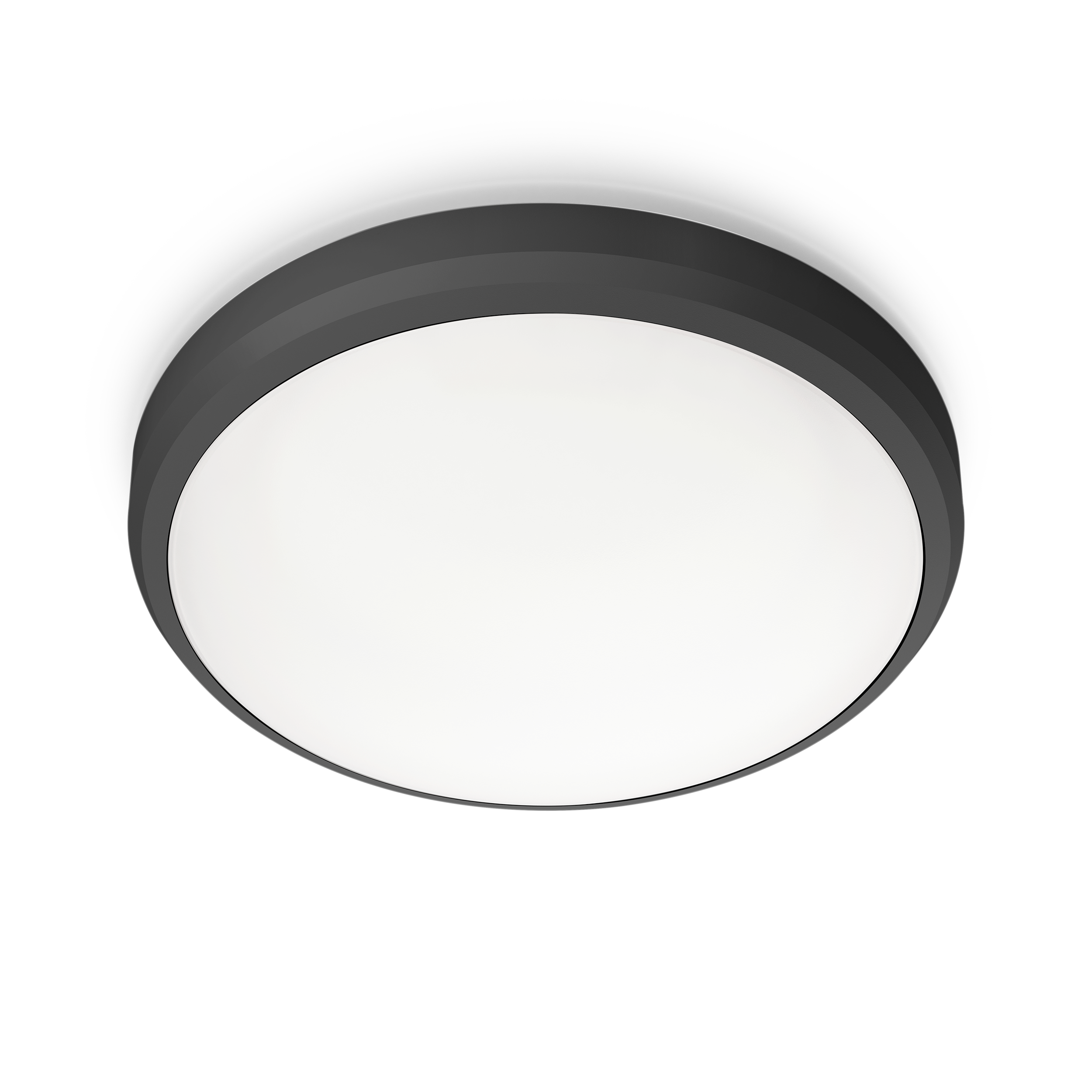 Plafón exterior led philips doris negro 6w blanco neutro