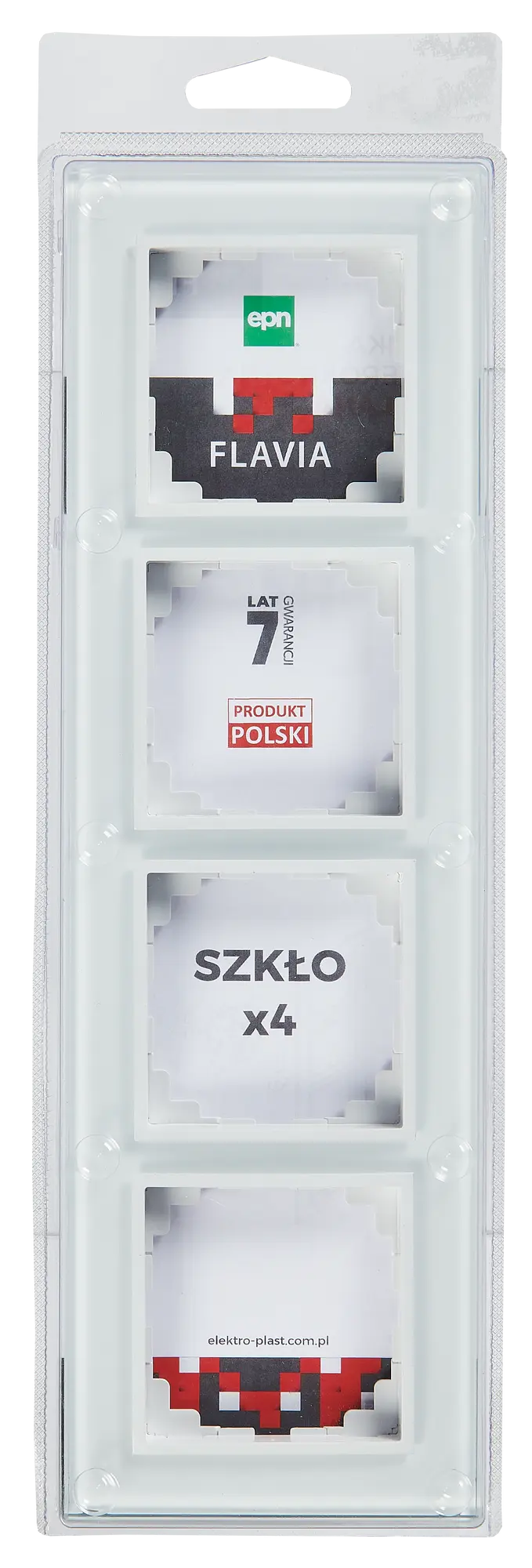 Ramka poczwórna Biały FLAVIA ELEKTRO-PLAST - 2