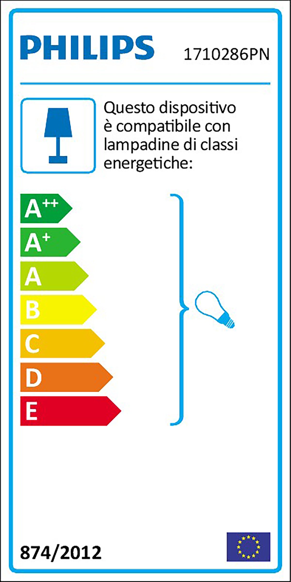 Plafoniera LED Nightingale IP44 bianco caldo PHILIPS - 2