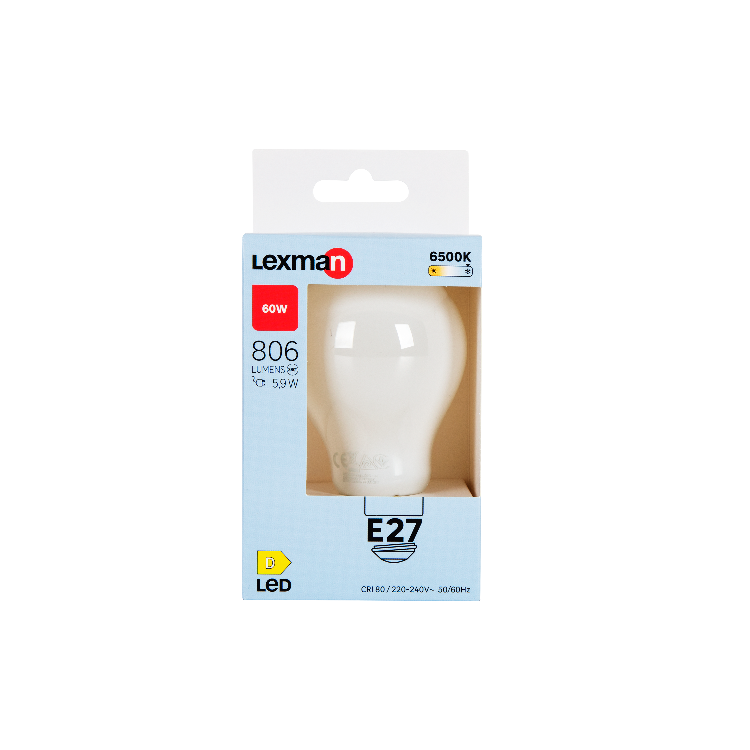 Żarówka LED E27 5,9 W 806 lm Zimna biel Lexman - 7
