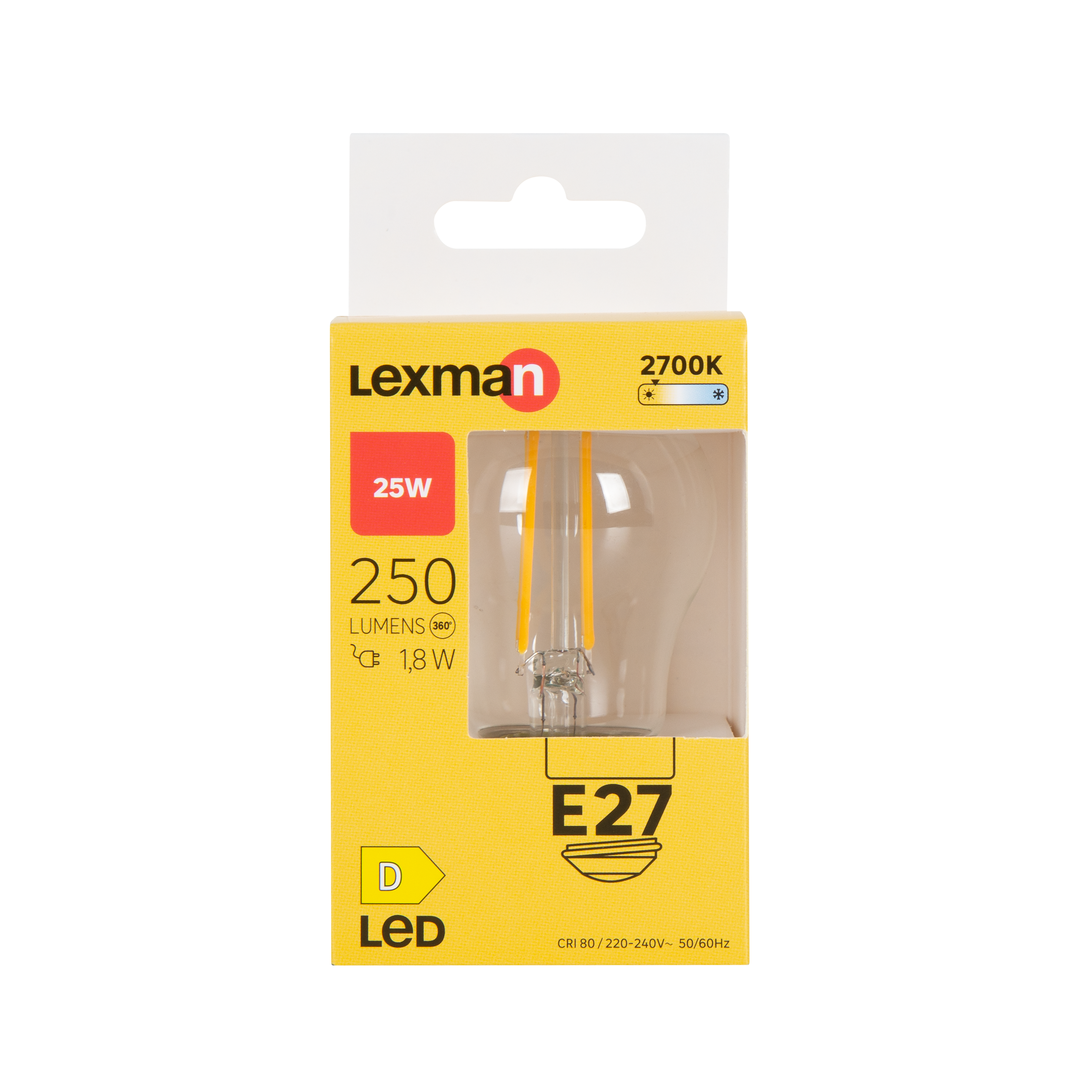 Lâmpada LED filamento G45 E27 250 lm 2700 k Lexman - 5