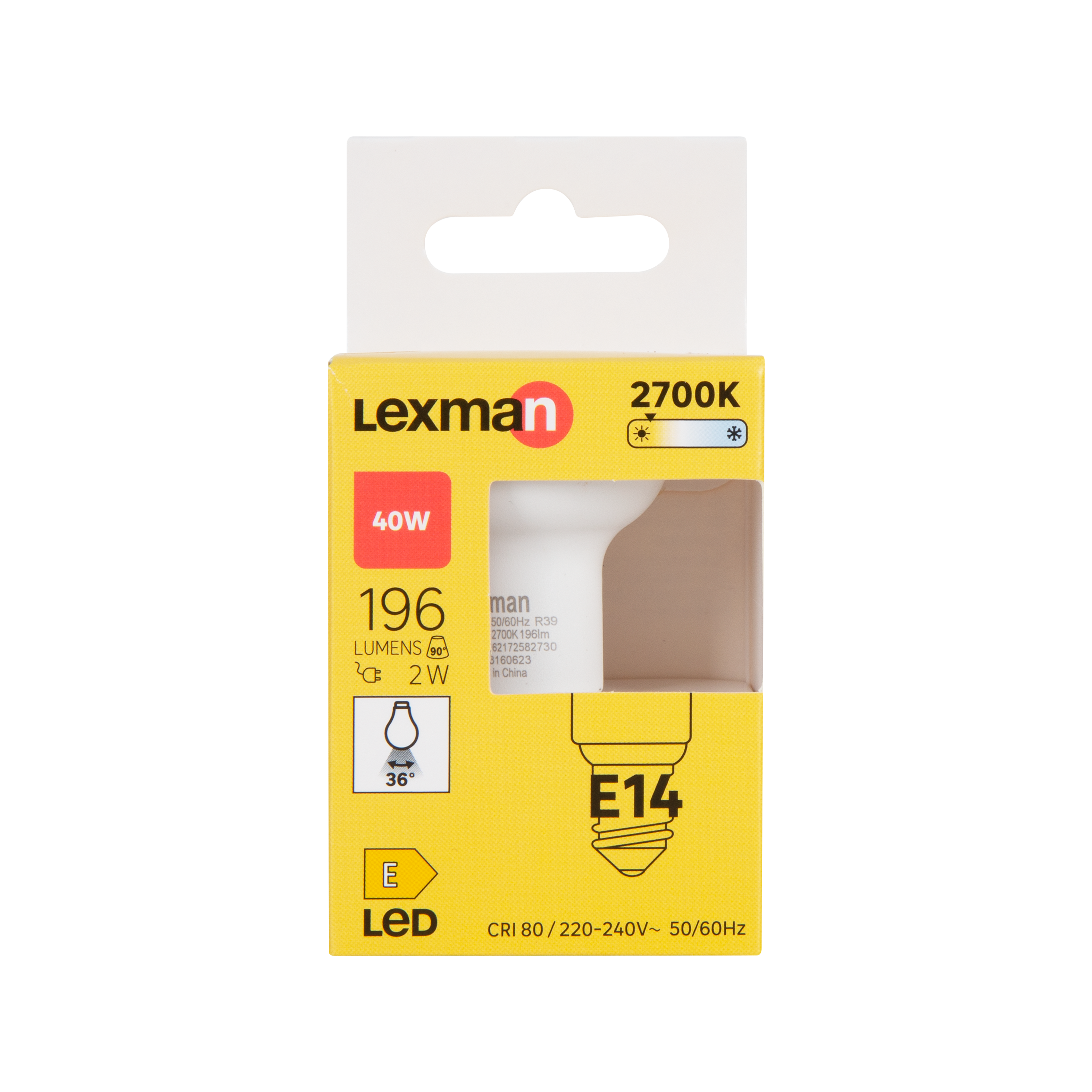 Żarówka LED E14 2 W 196 lm Ciepła biel Lexman - 6