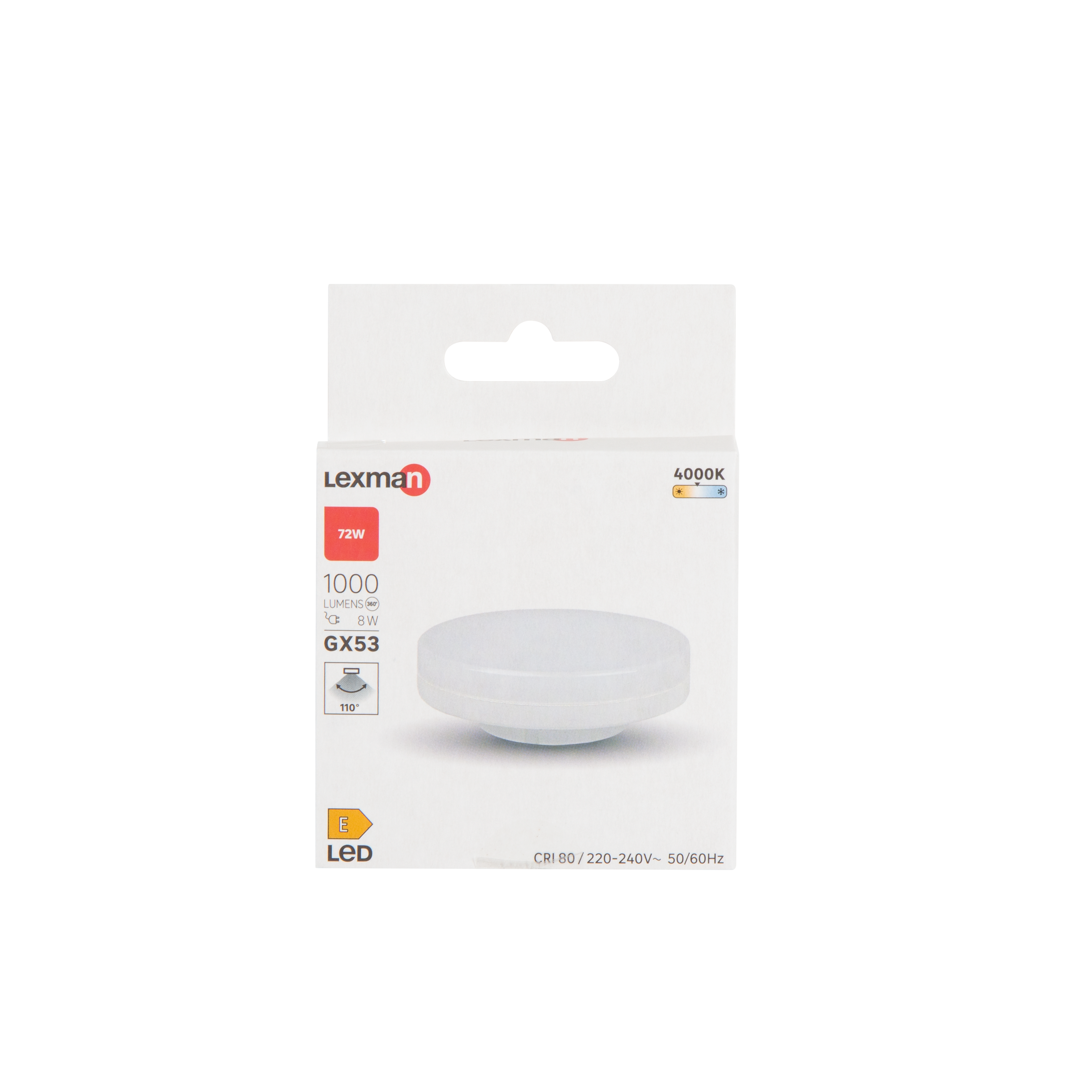 Żarówka LED GX53 9 W 1000 lm Neutralna biel Lexman - 5