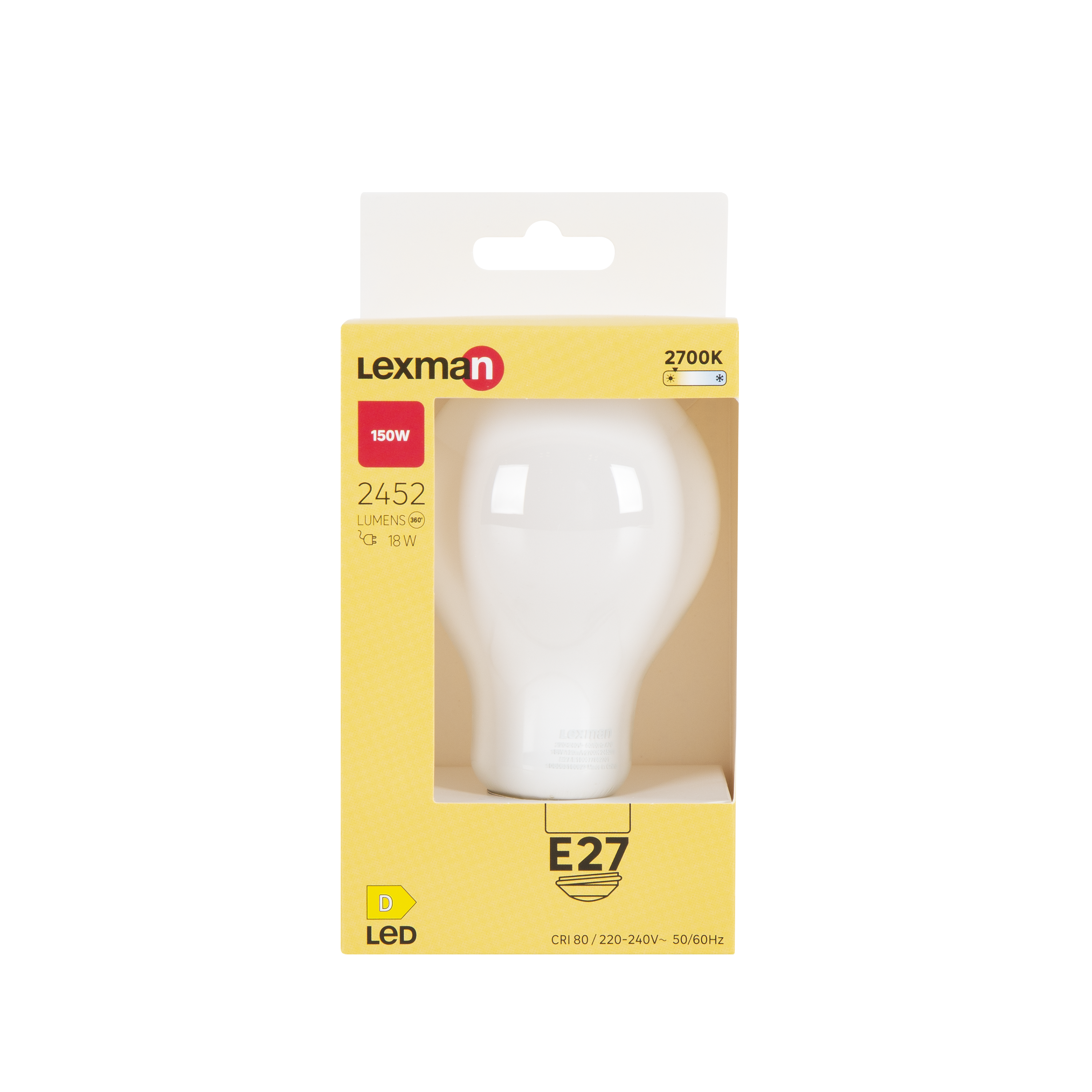 Żarówka LED E27 18 W 2452 lm Ciepła biel Lexman - 5