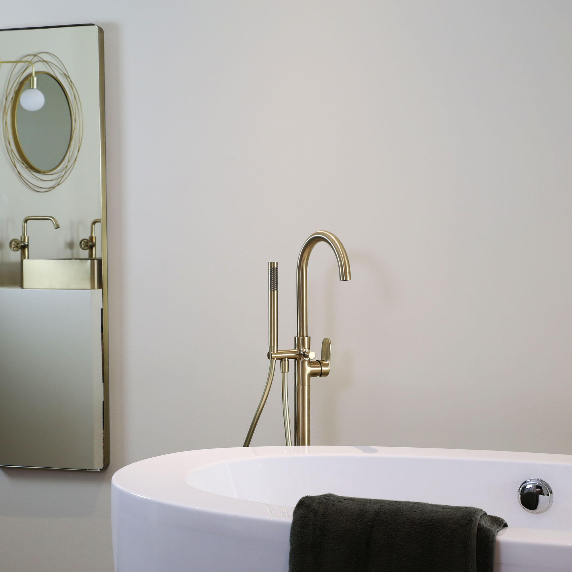 Mitigeur mécanique de baignoire ESSEBAGNO Charme Or brossé - 6