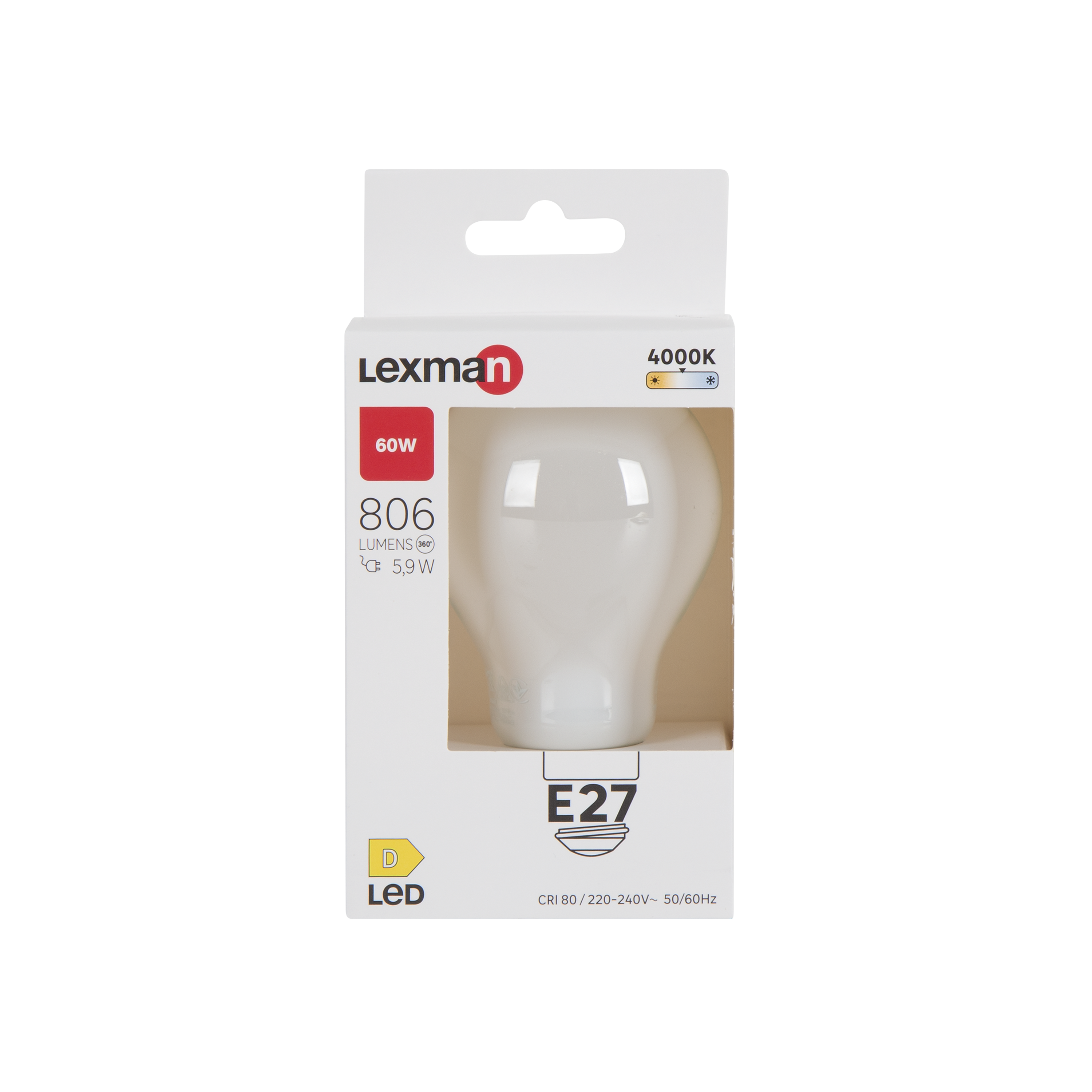 Lâmpada LED filamento A60 E27 806 lm 4000 k Milky - 7