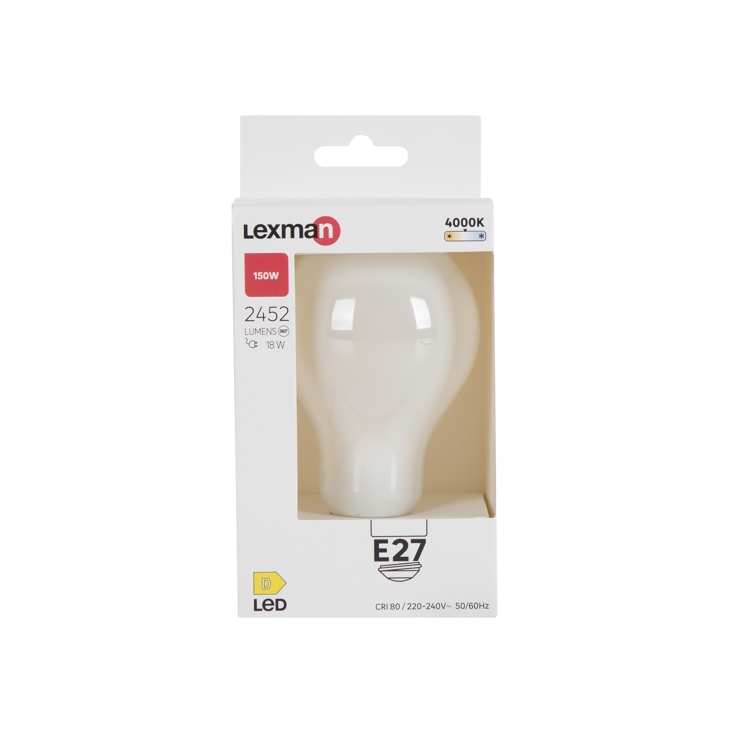 Żarówka LED E27 18 W 2452 lm Neutralna biel Lexman - 5