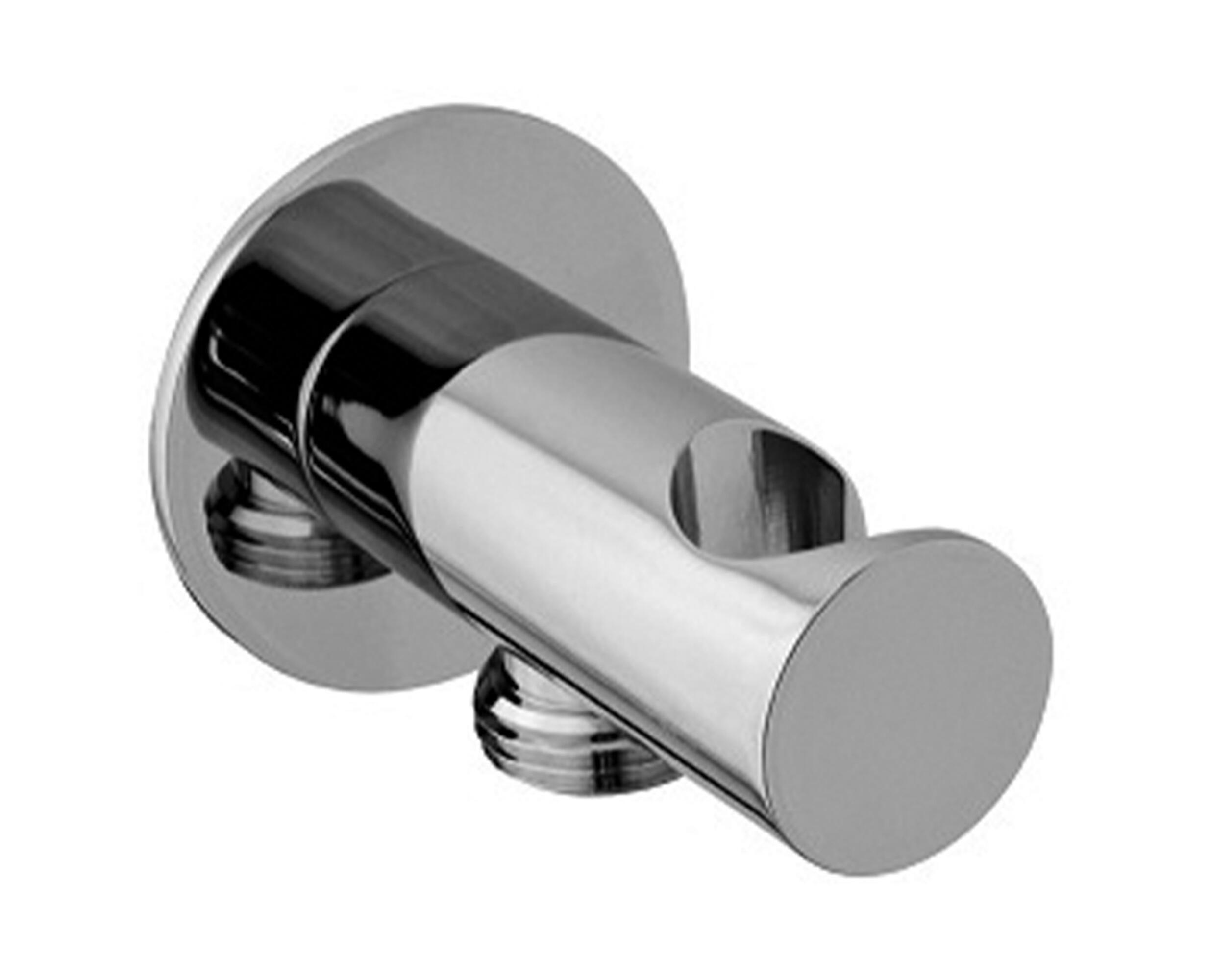 Toma de agua cilíndrica con soporte maier cromo