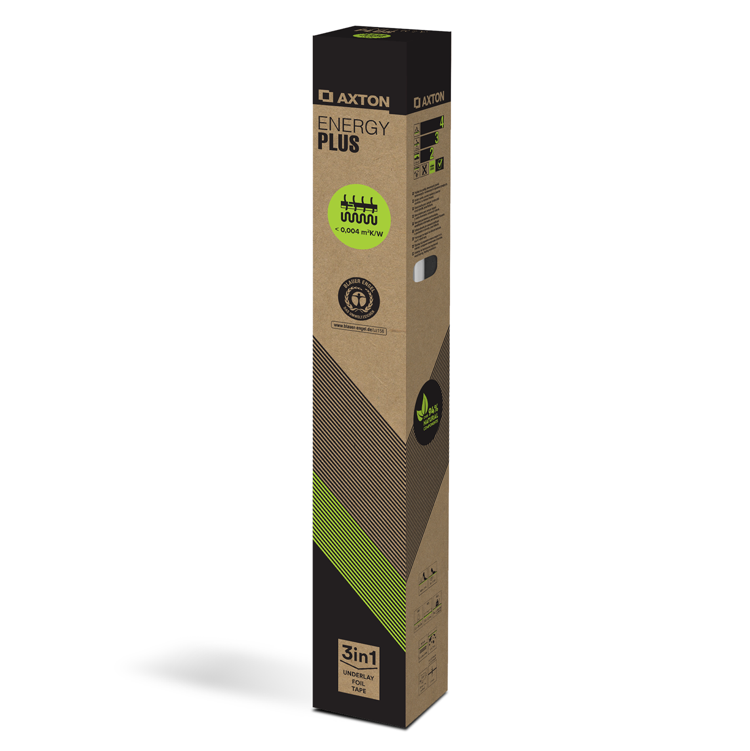 Podkład podłogowy pod panele laminowane na ogrzewanie podłogowe Energy Plus 1.5 mm Axton - 5