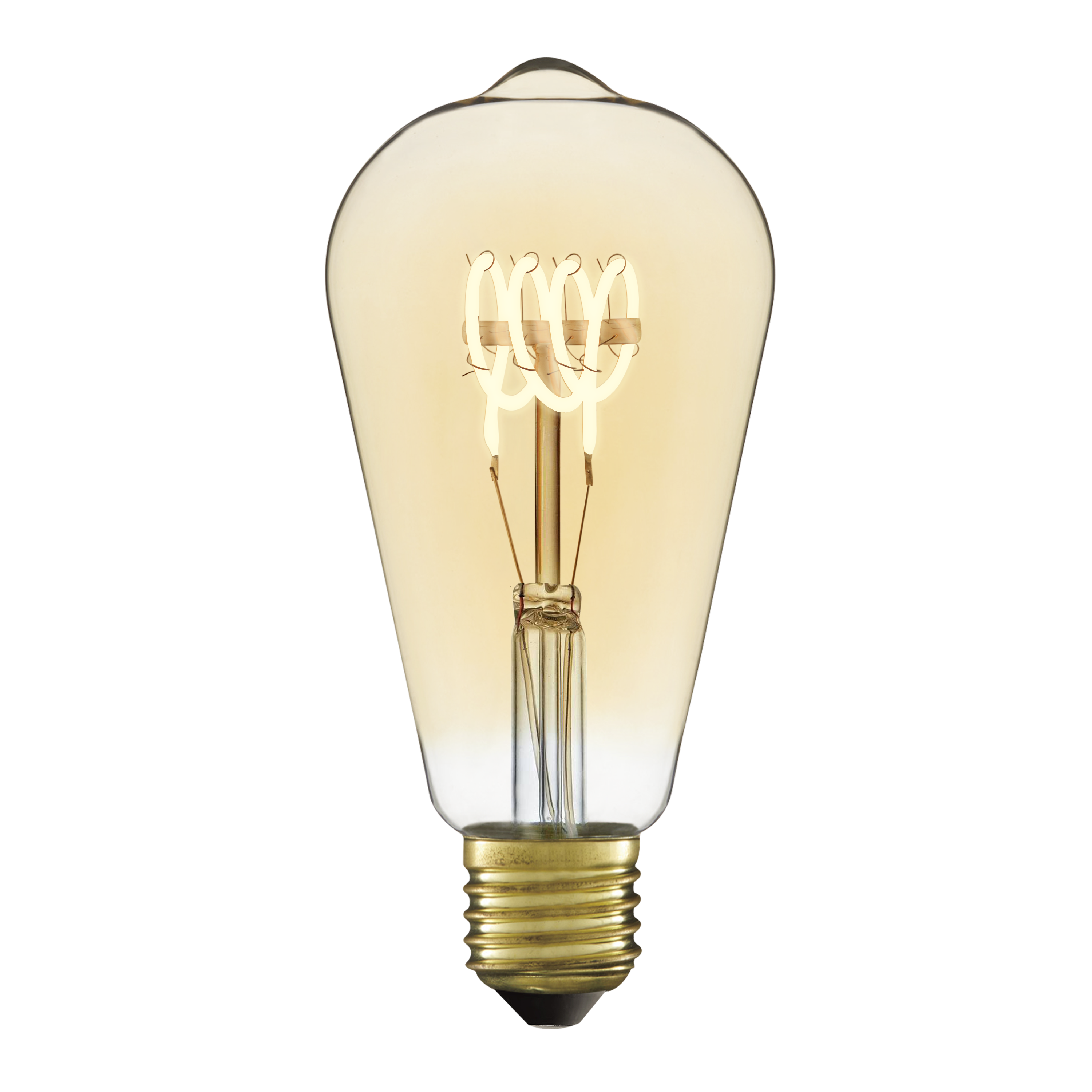 Lâmpada LED filamentos ST64 E27 400LM 2200K Lexman - 2